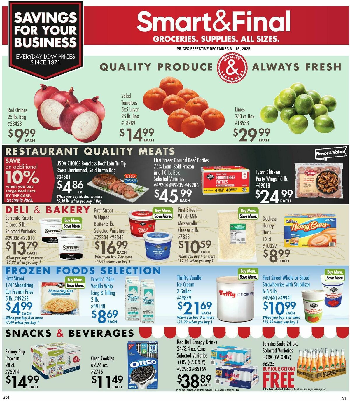 Smart & Final Business & Club Savings Weekly Ad from December 3