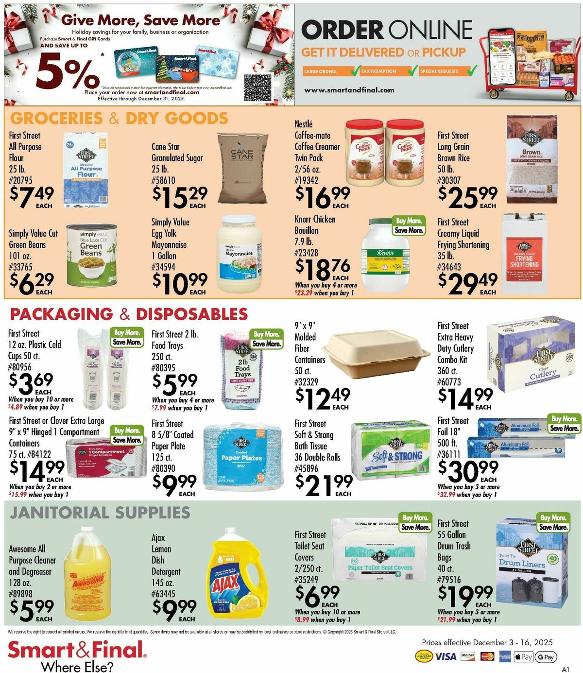 Smart & Final Business & Club Savings Weekly Ad from December 3
