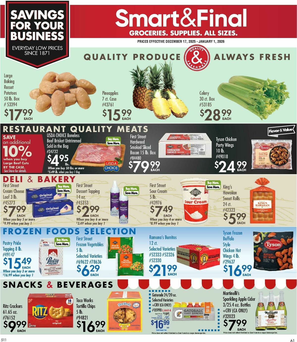 Smart & Final Business & Club Savings Weekly Ad from December 17