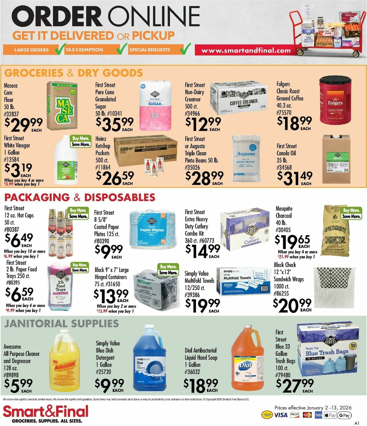 Smart & Final Business & Club Savings Weekly Ad from January 2