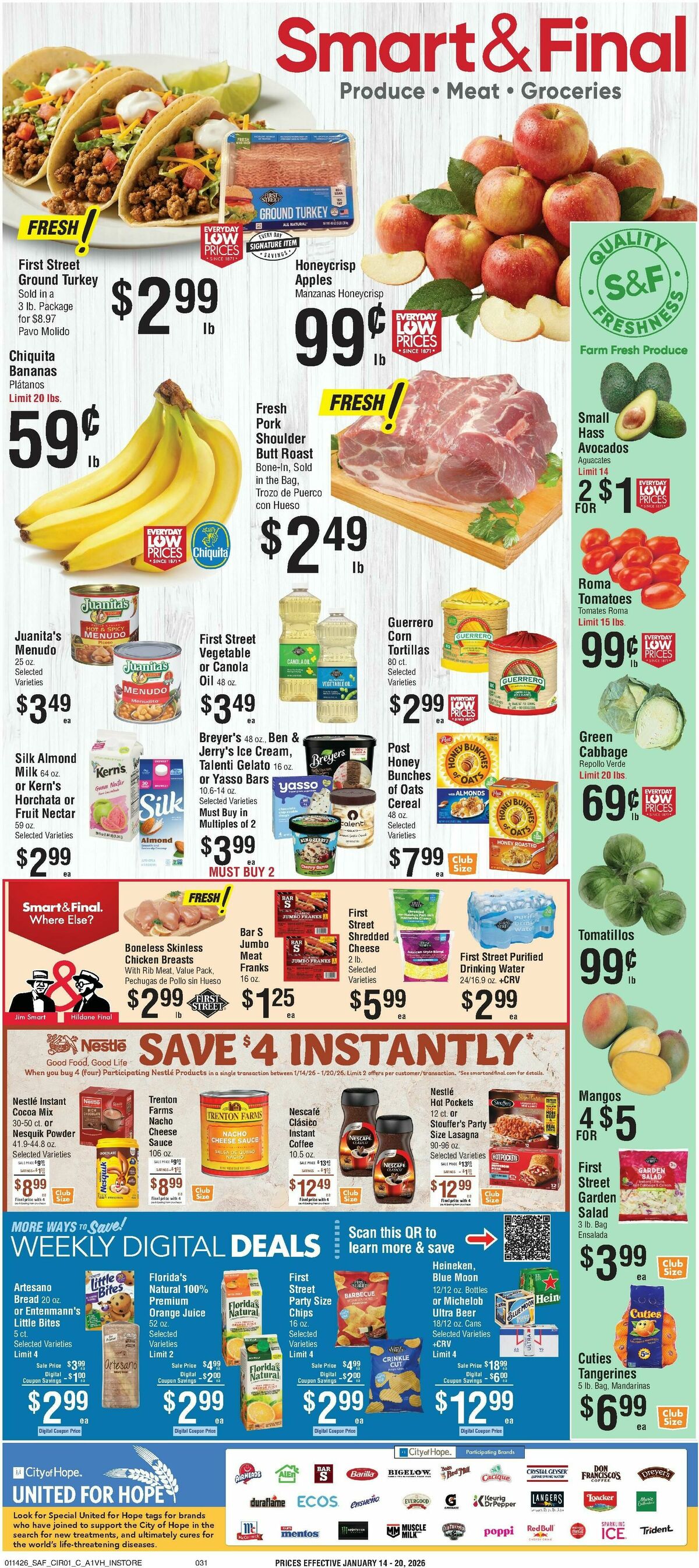 Smart & Final Weekly Ad from January 14