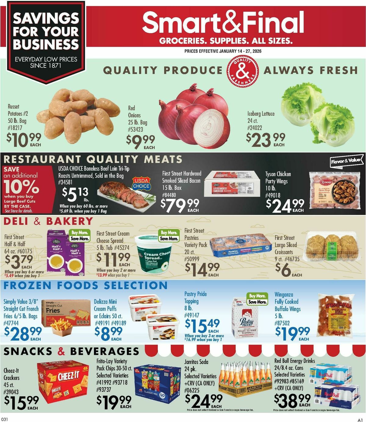 Smart & Final Business & Club Savings Weekly Ad from January 14