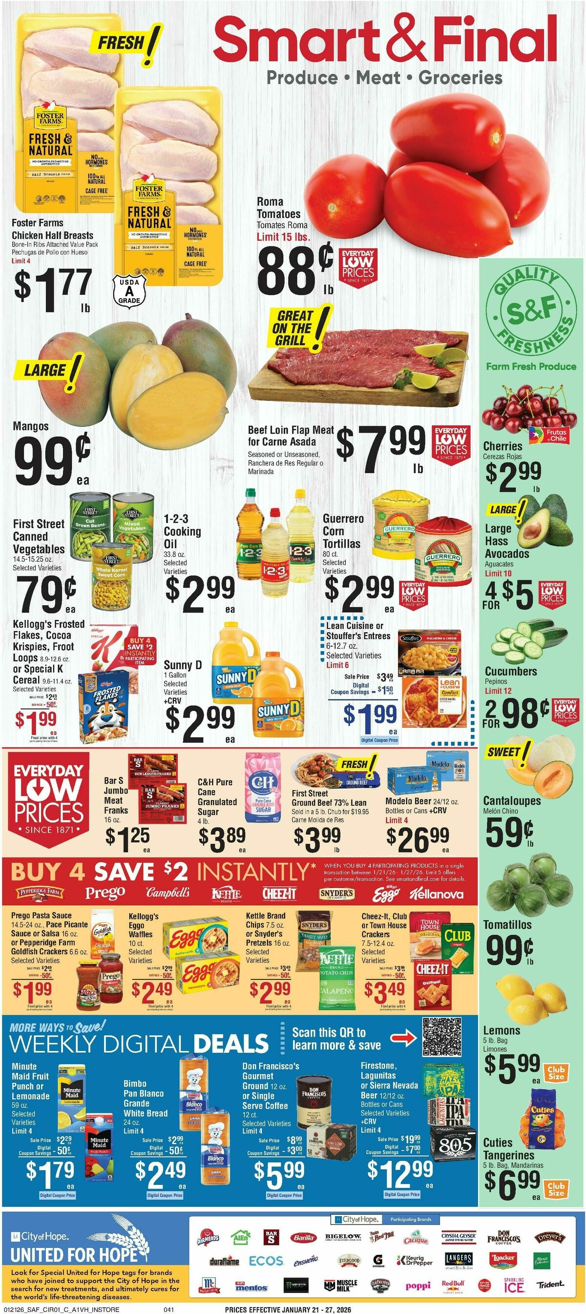 Smart & Final Weekly Ad from January 21