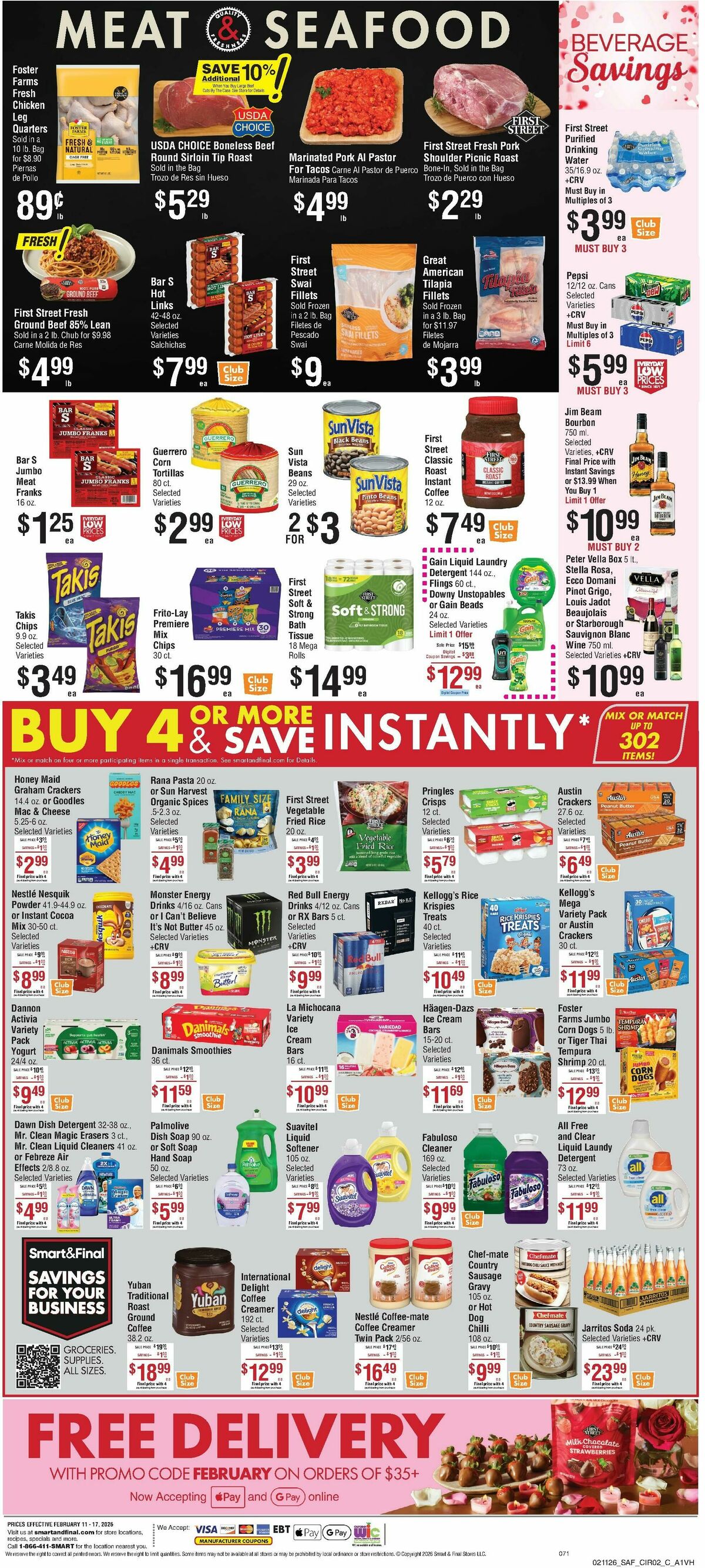 Smart & Final Weekly Ad from February 11