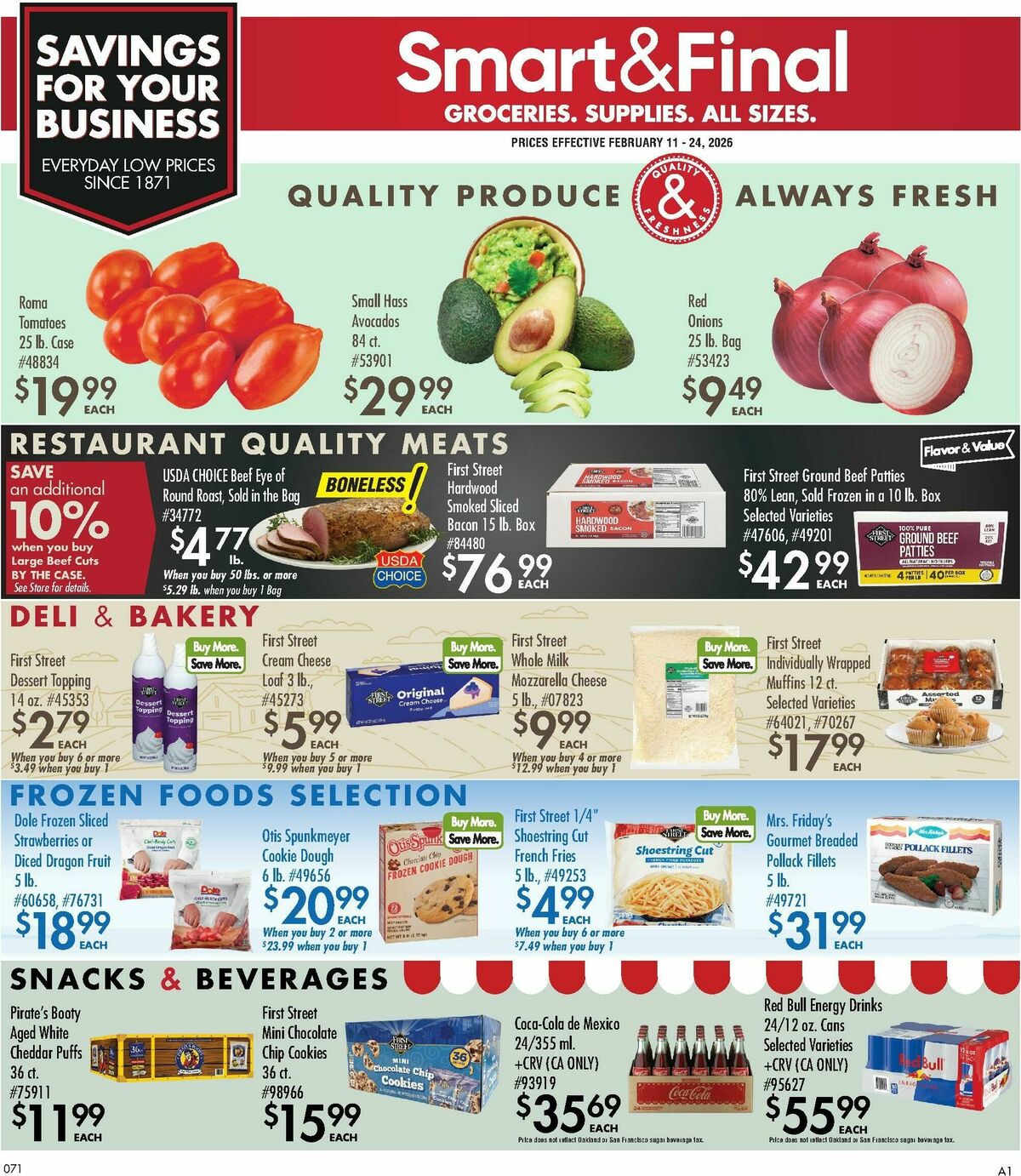Smart & Final Business & Club Savings Weekly Ad from February 11