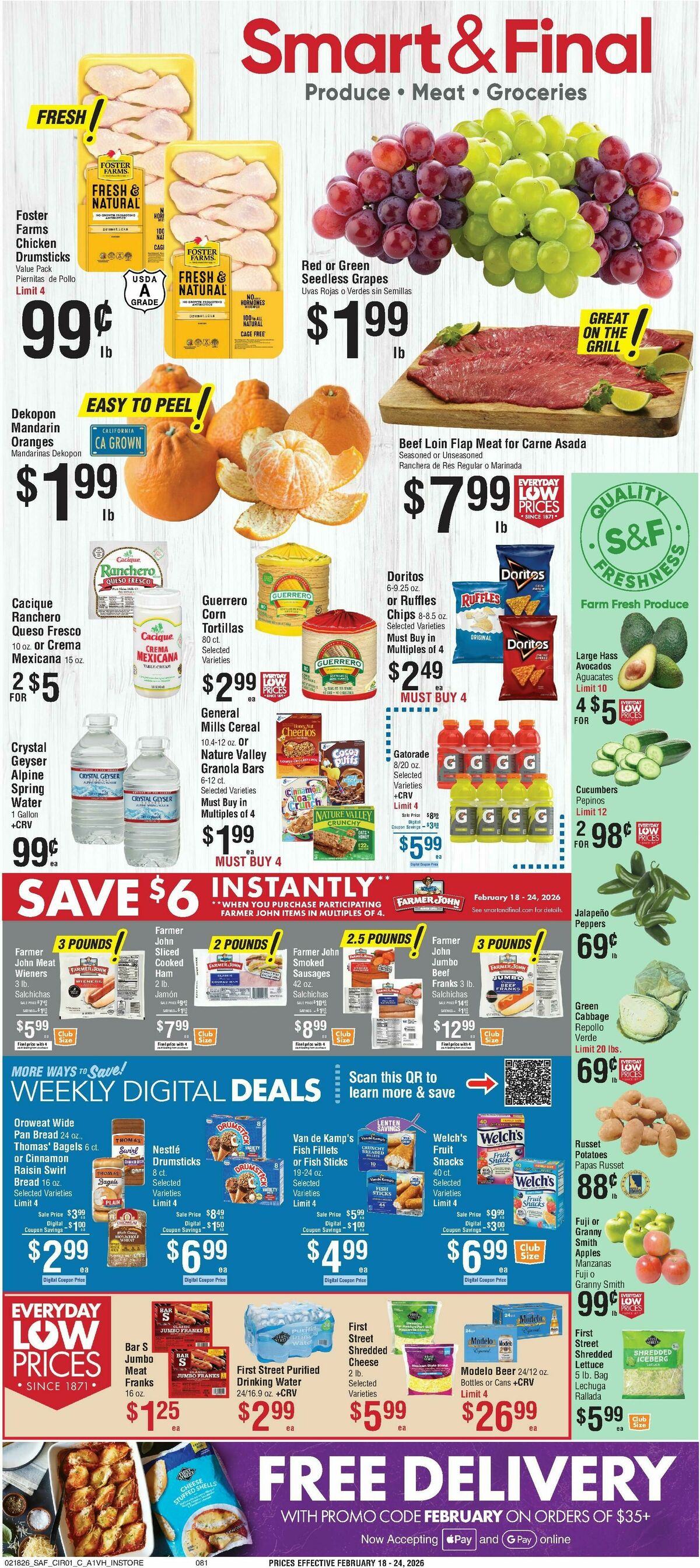 Smart & Final Weekly Ad from February 18