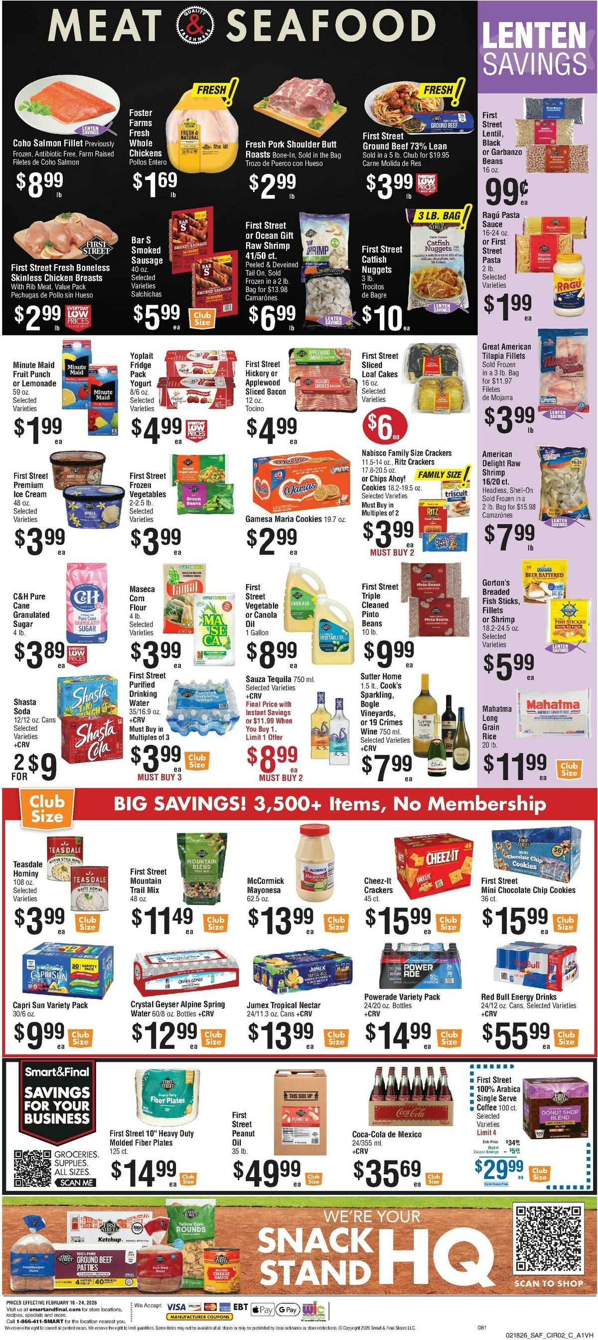 Smart & Final Weekly Ad from February 18