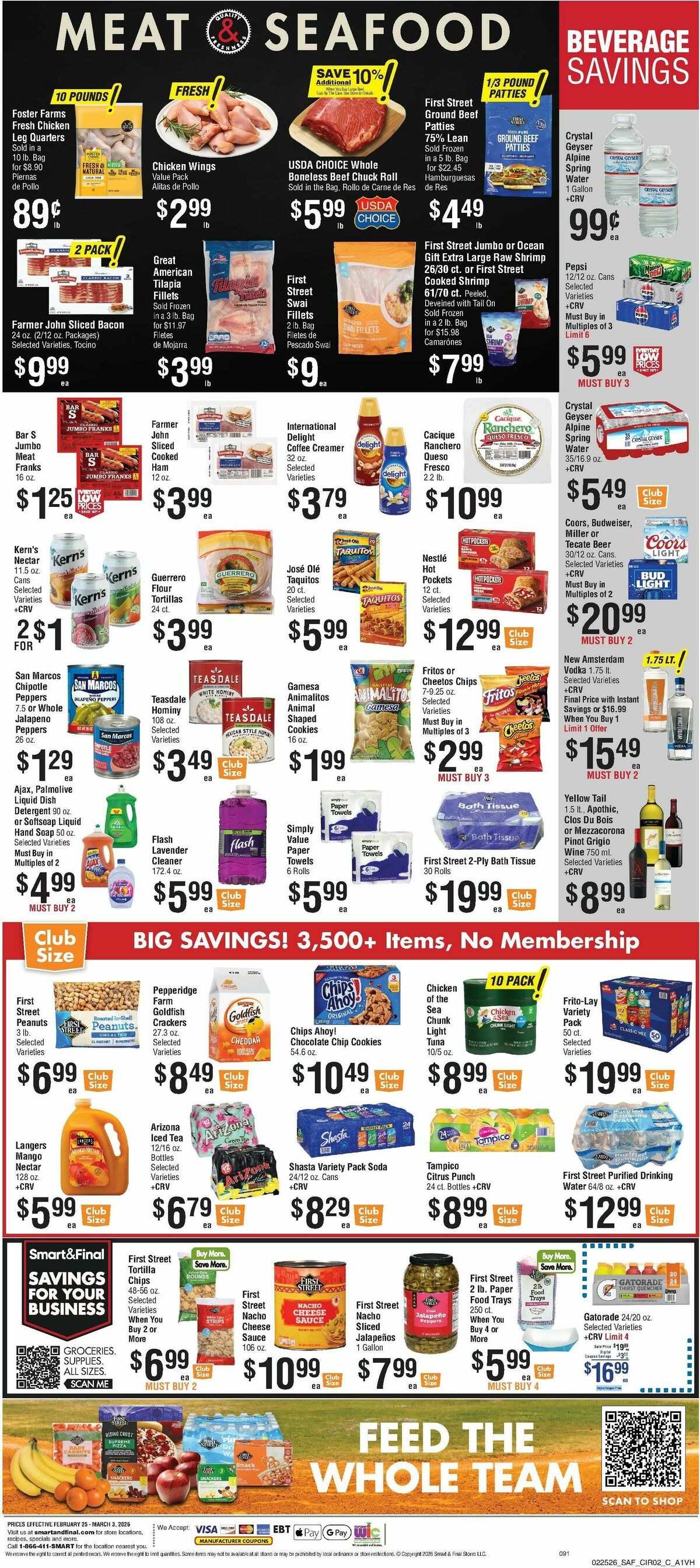 Smart & Final Weekly Ad from February 25