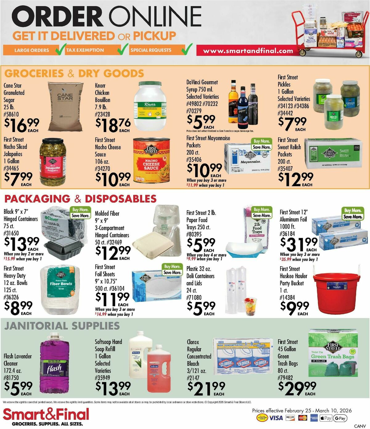 Smart & Final Business & Club Savings Weekly Ad from February 25