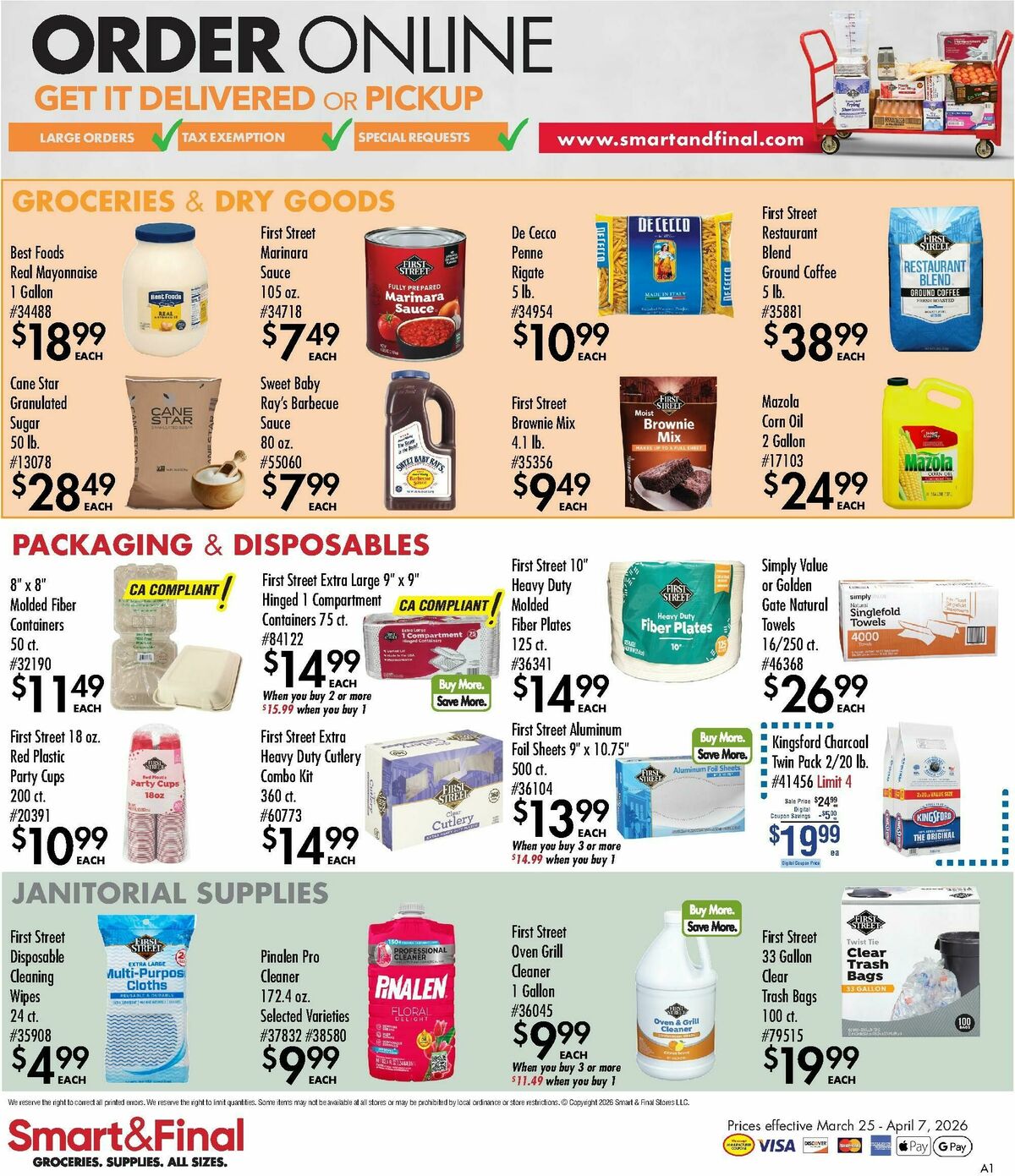 Smart & Final Business & Club Savings Weekly Ad from March 25