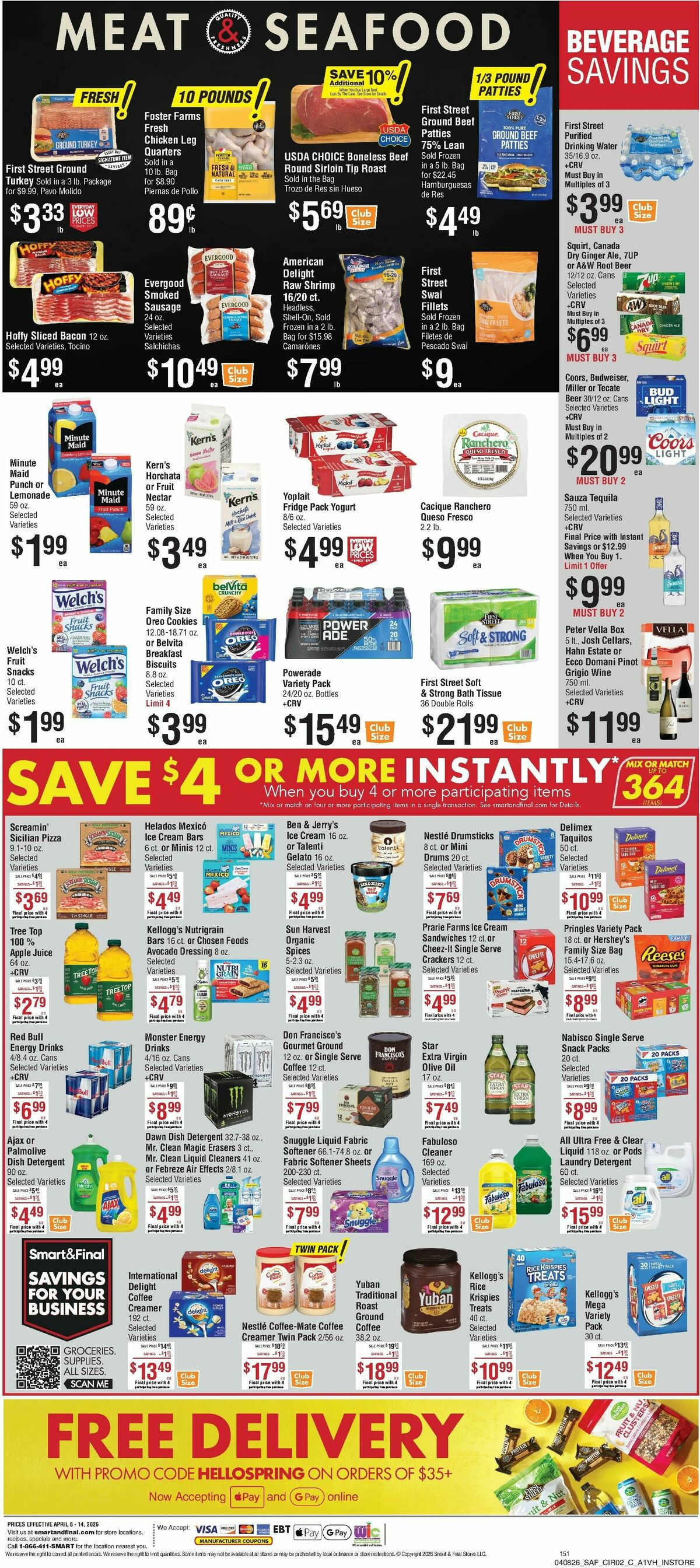 Smart & Final Weekly Ad from April 8