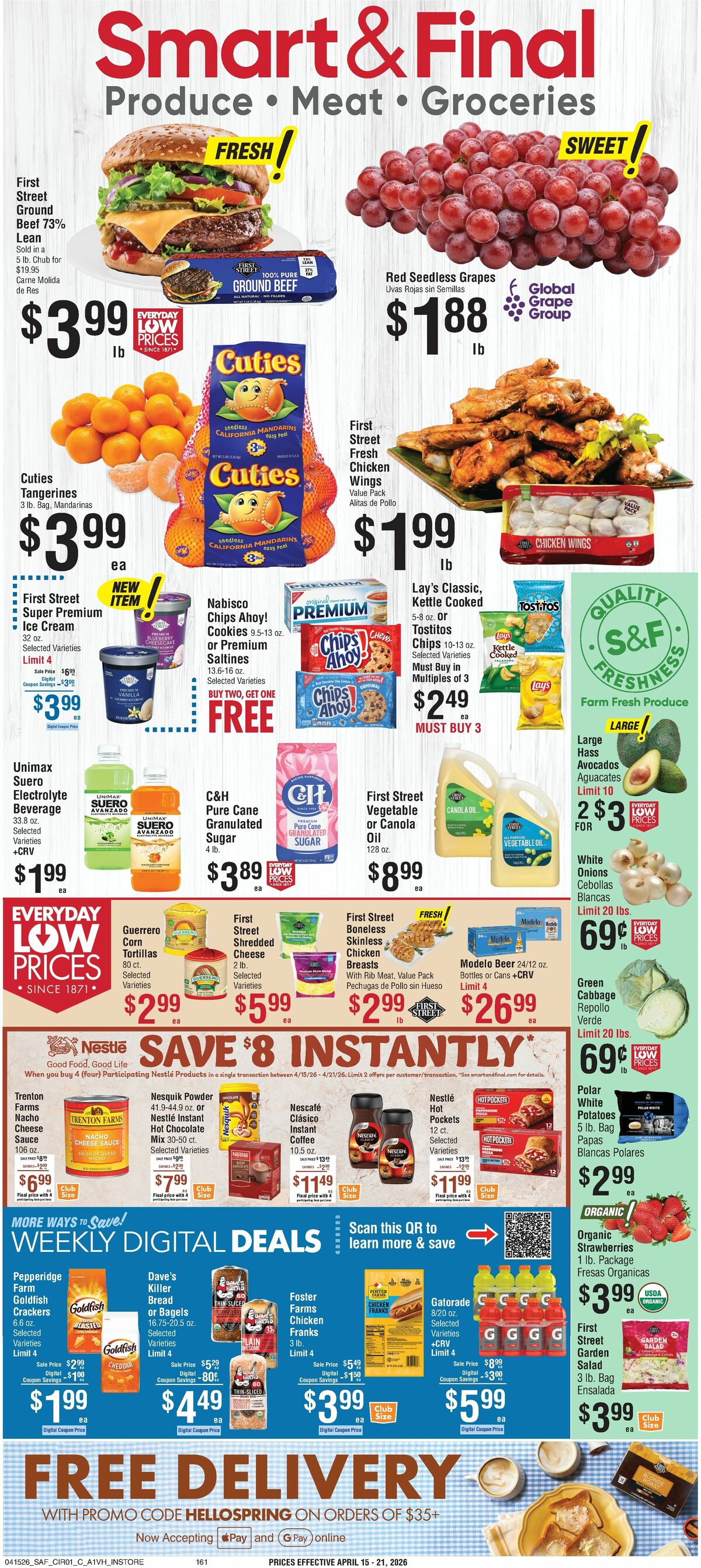 Smart & Final Weekly Ad from April 15