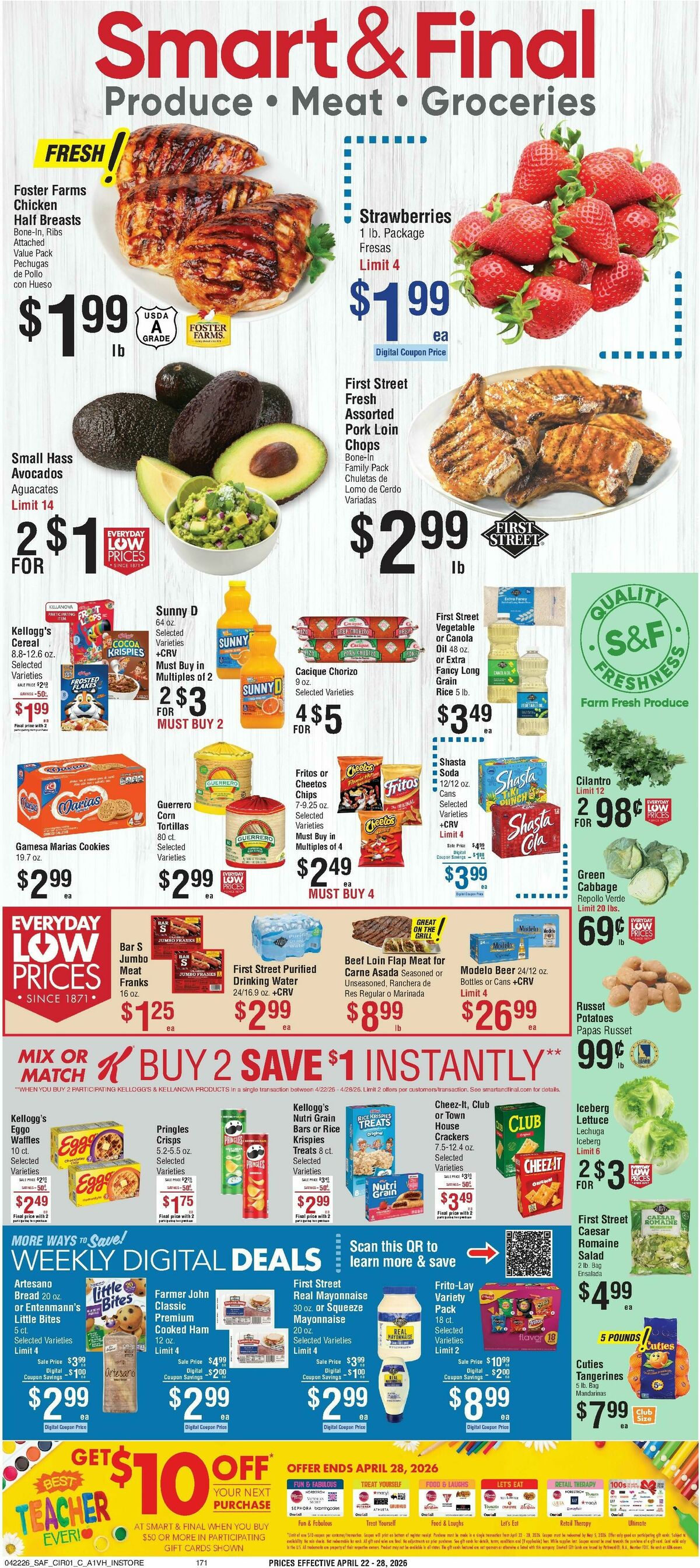 Smart & Final Weekly Ad from April 22