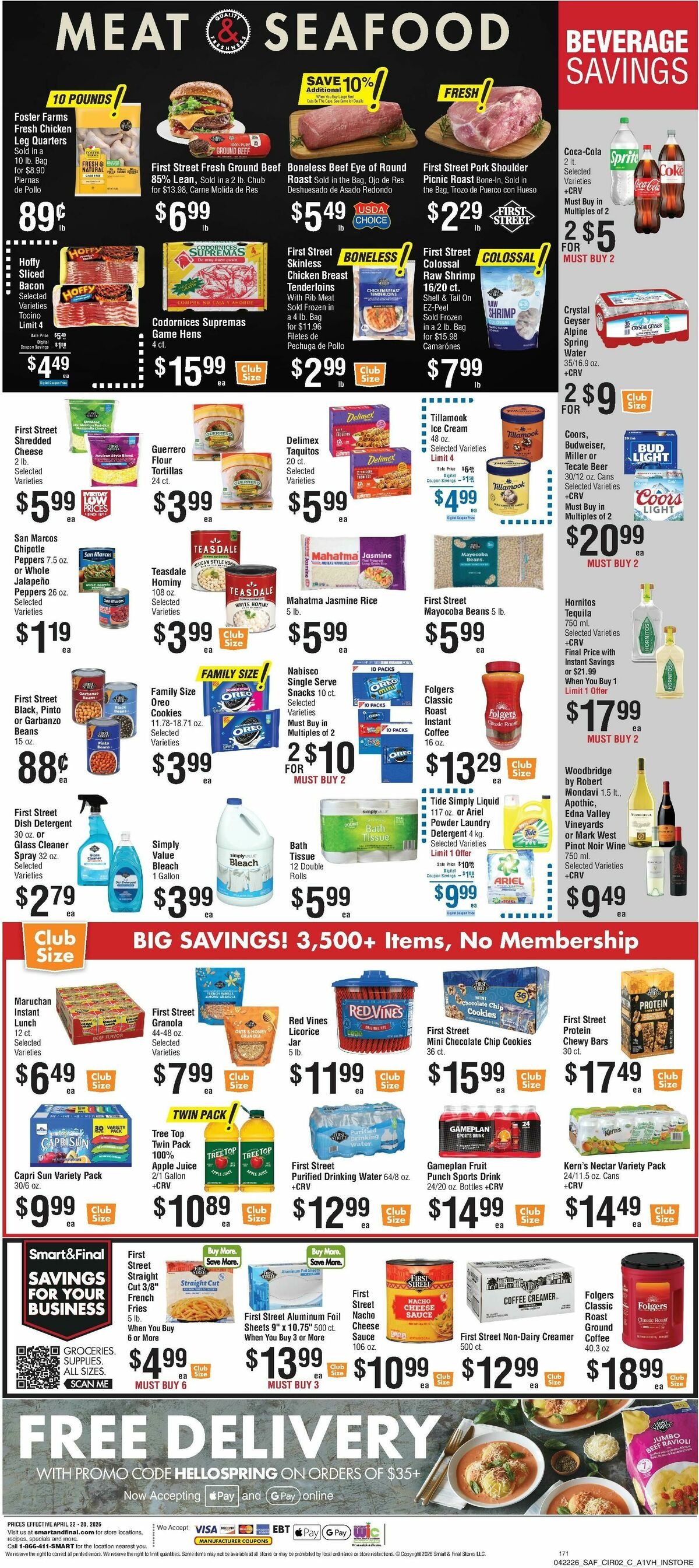 Smart & Final Weekly Ad from April 22