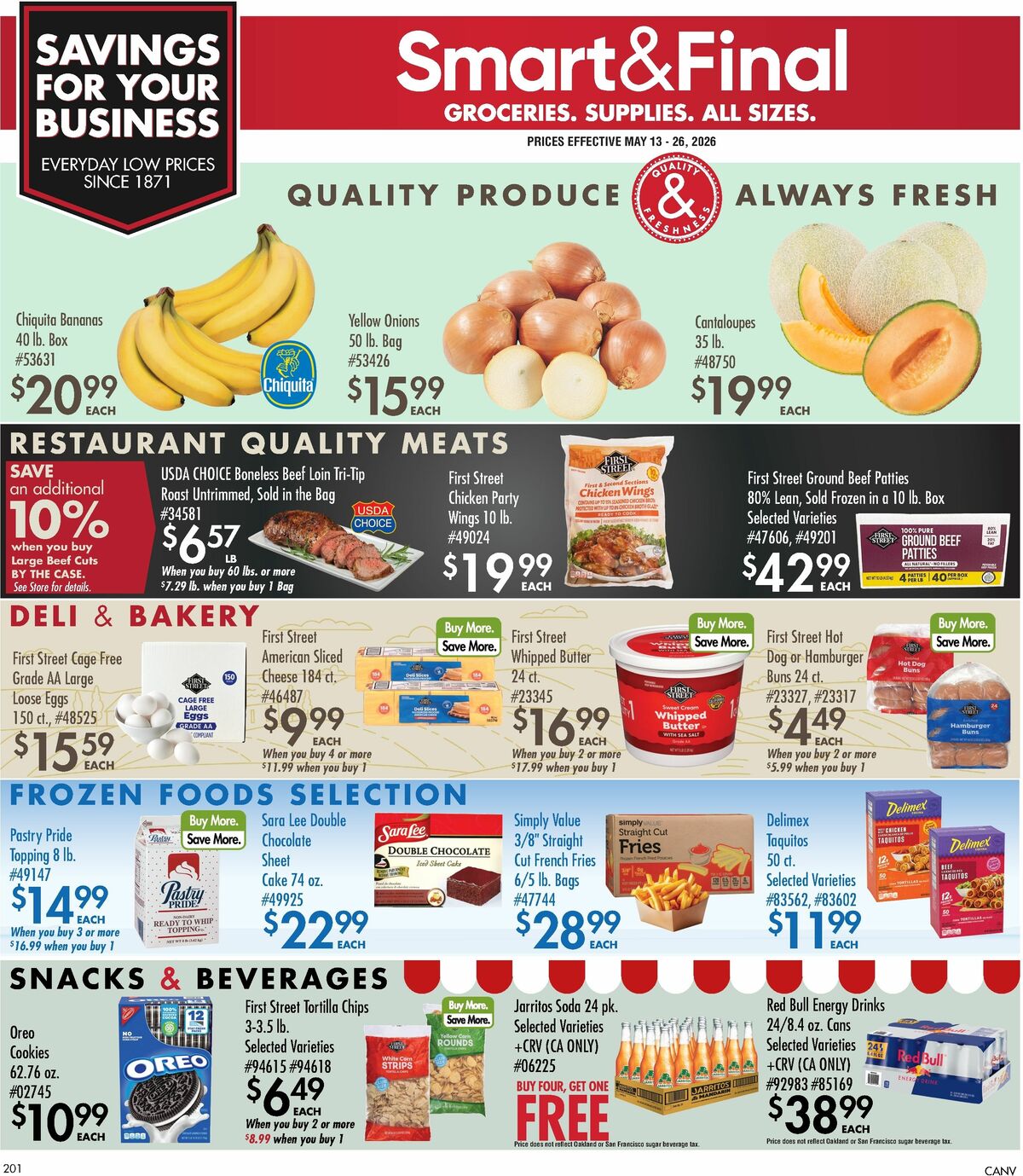 Smart & Final Business & Club Savings Weekly Ad from May 13