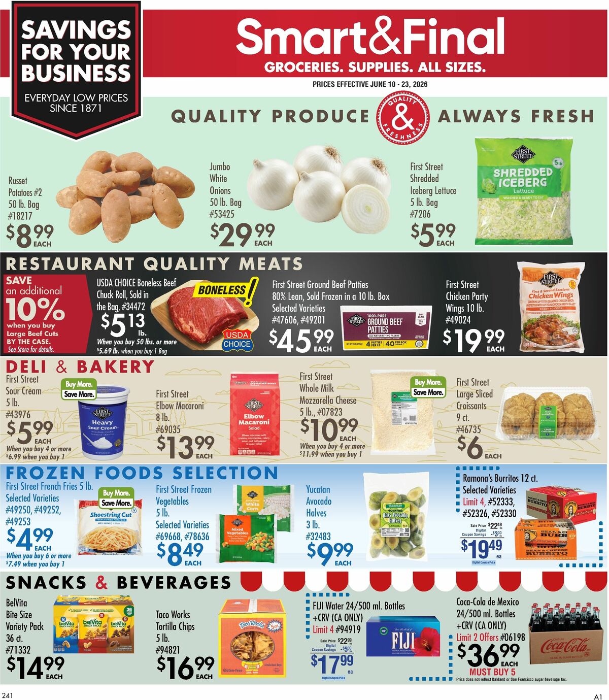 Smart & Final Business & Club Savings Weekly Ad from June 10