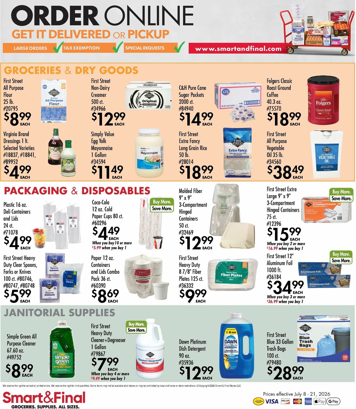 Smart & Final Business & Club Savings Weekly Ad from July 8