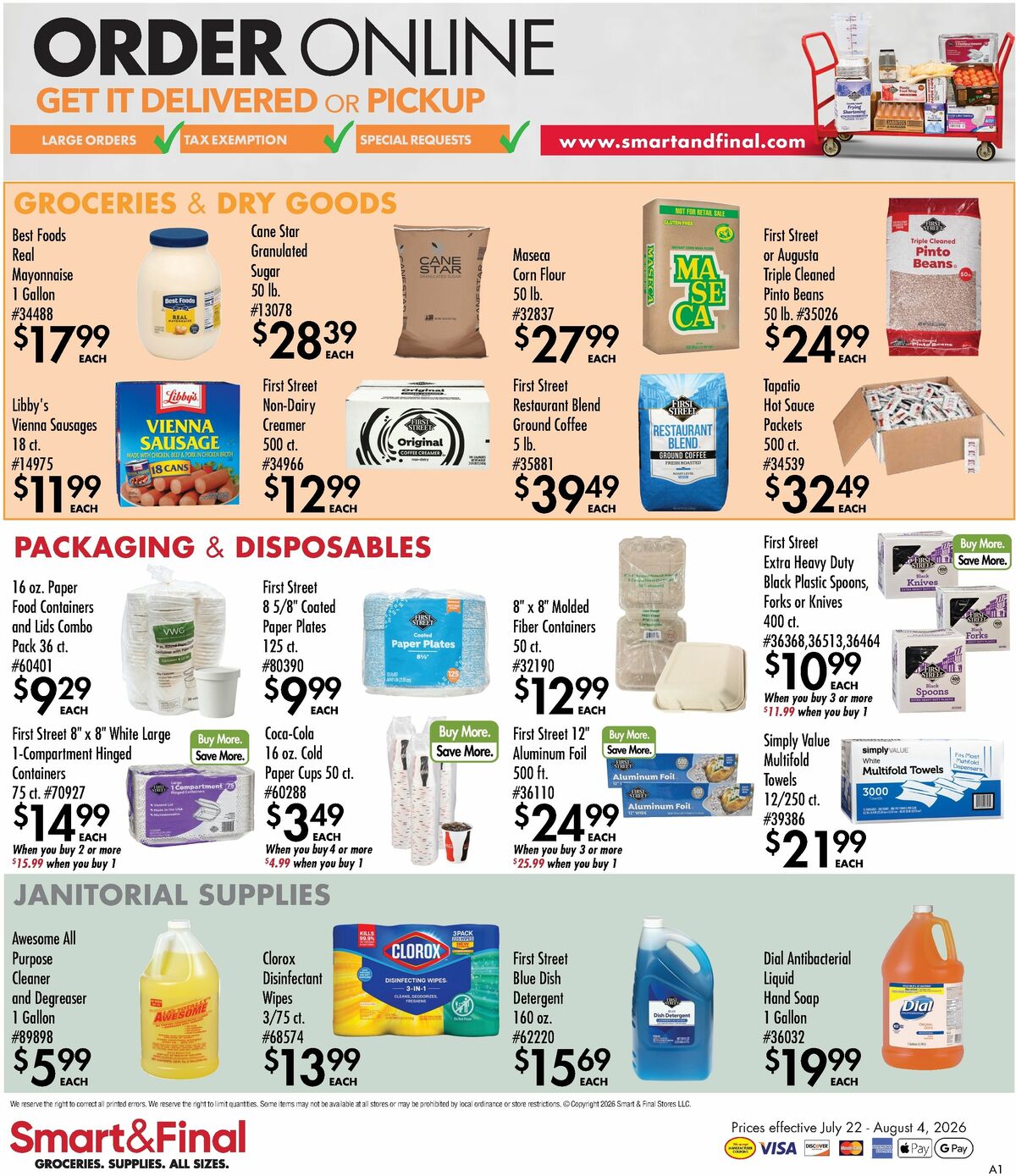 Smart & Final Business & Club Savings Weekly Ad from July 22