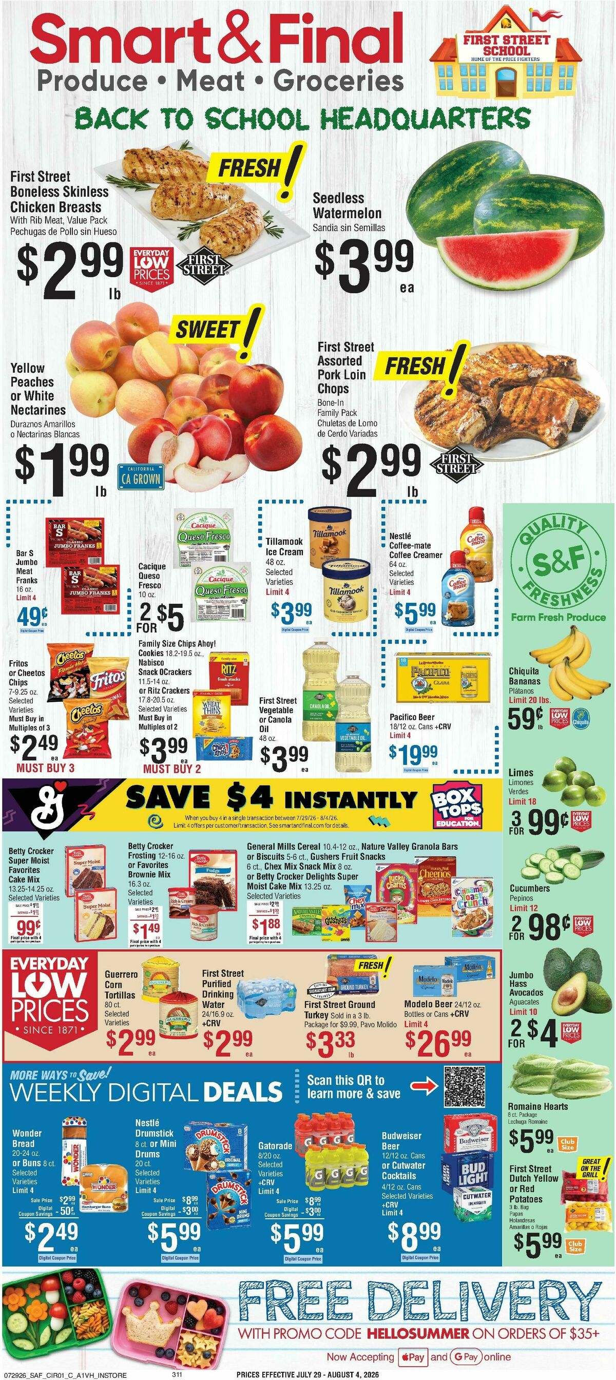 Smart & Final Weekly Ad from July 29