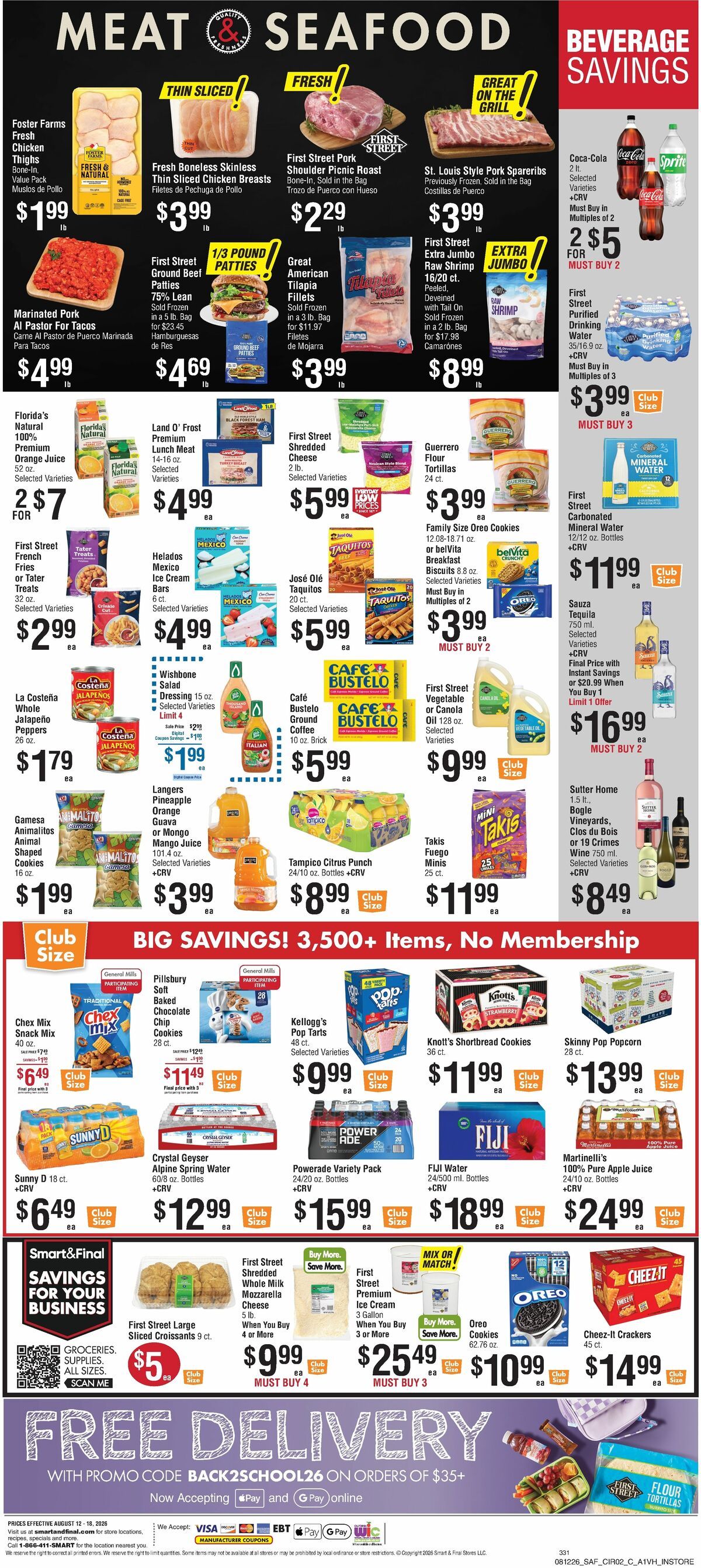 Smart & Final Weekly Ad from August 12