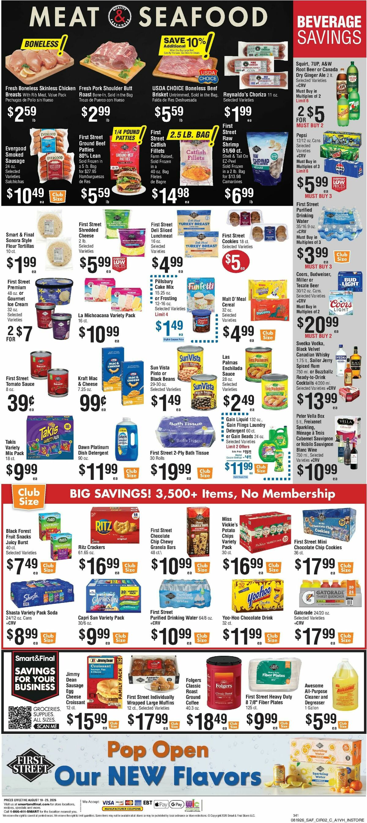 Smart & Final Weekly Ad from August 19