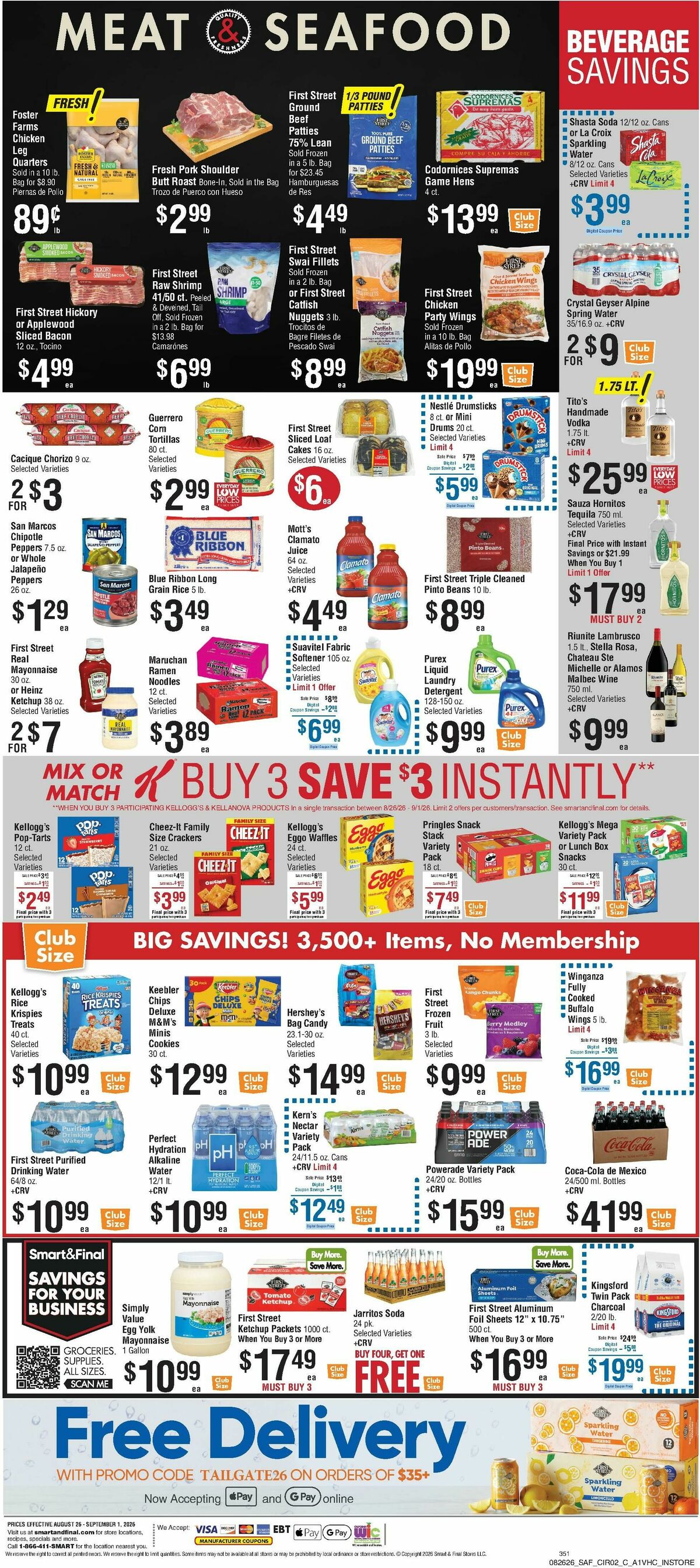 Smart & Final Weekly Ad from August 26