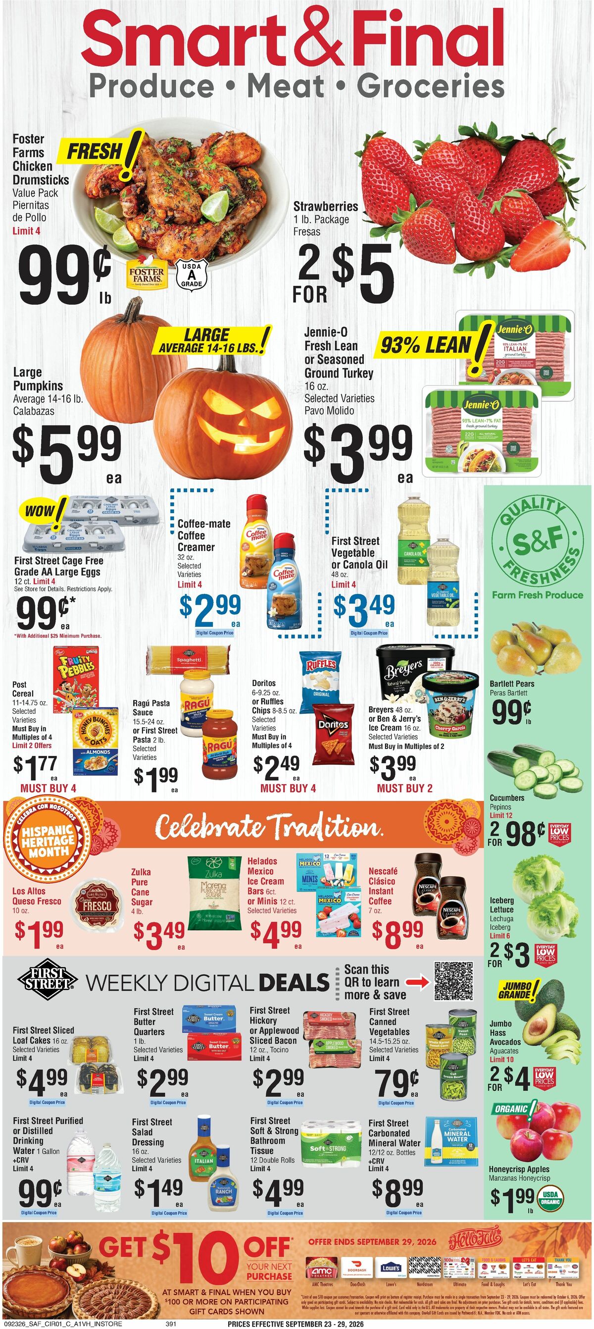 Smart & Final Weekly Ad from September 23