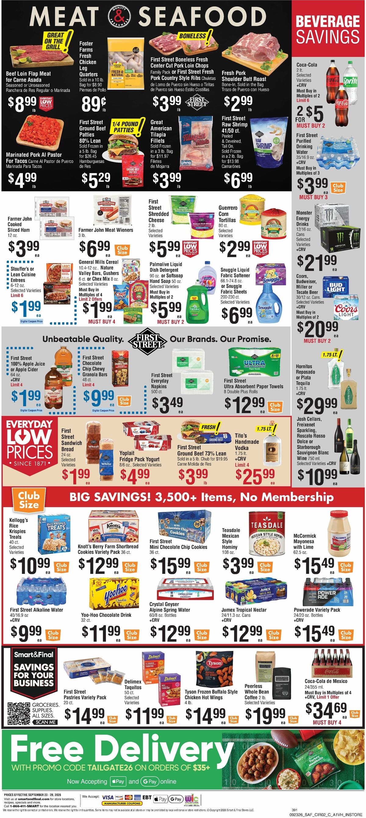 Smart & Final Weekly Ad from September 23