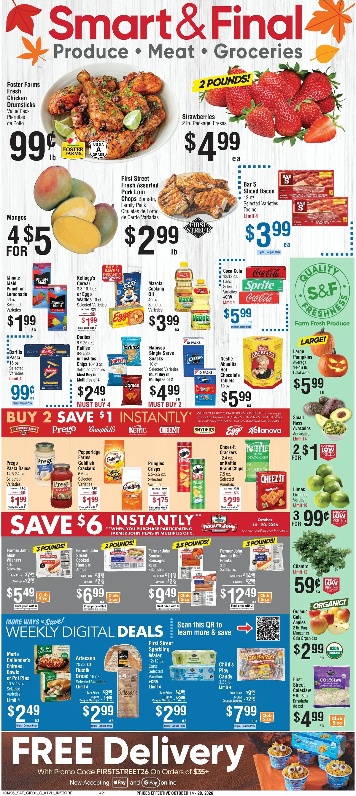 Smart & Final Weekly Ad from October 14
