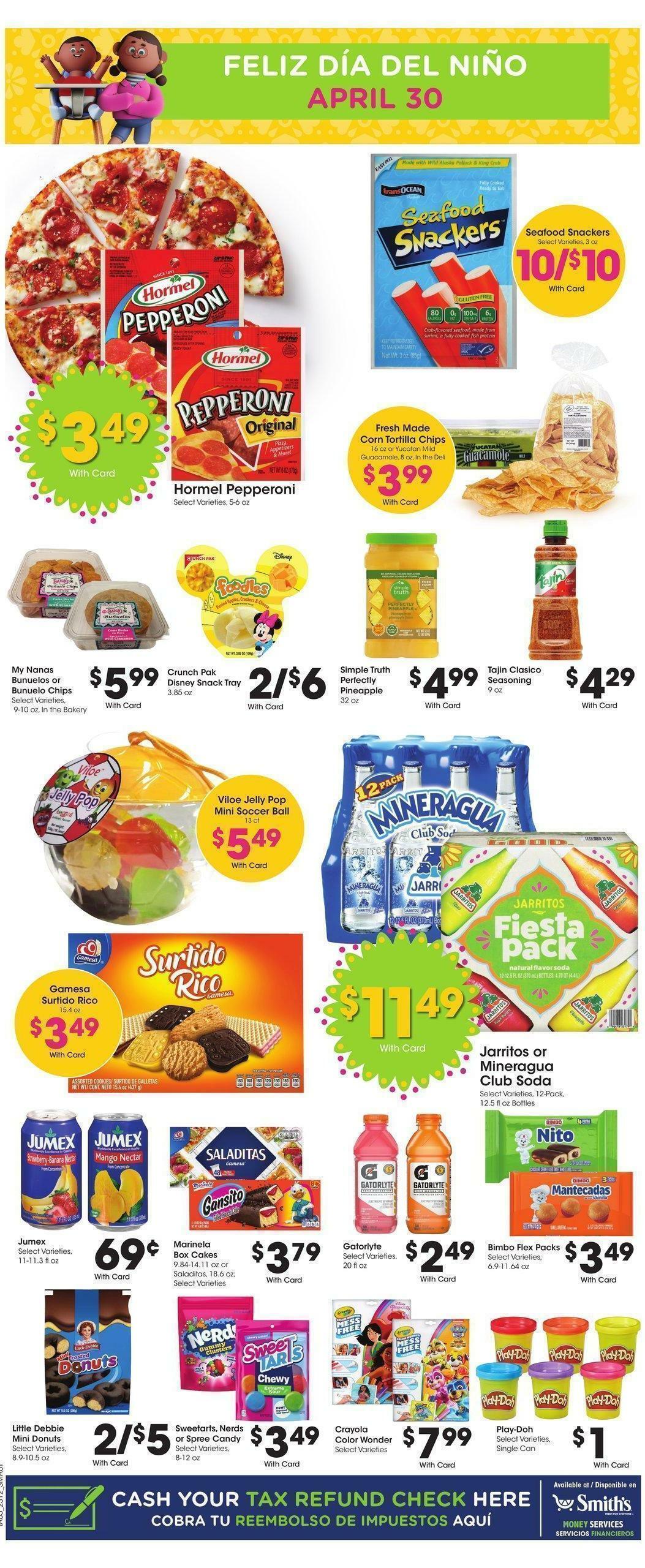 Smith's Weekly Ad from April 19