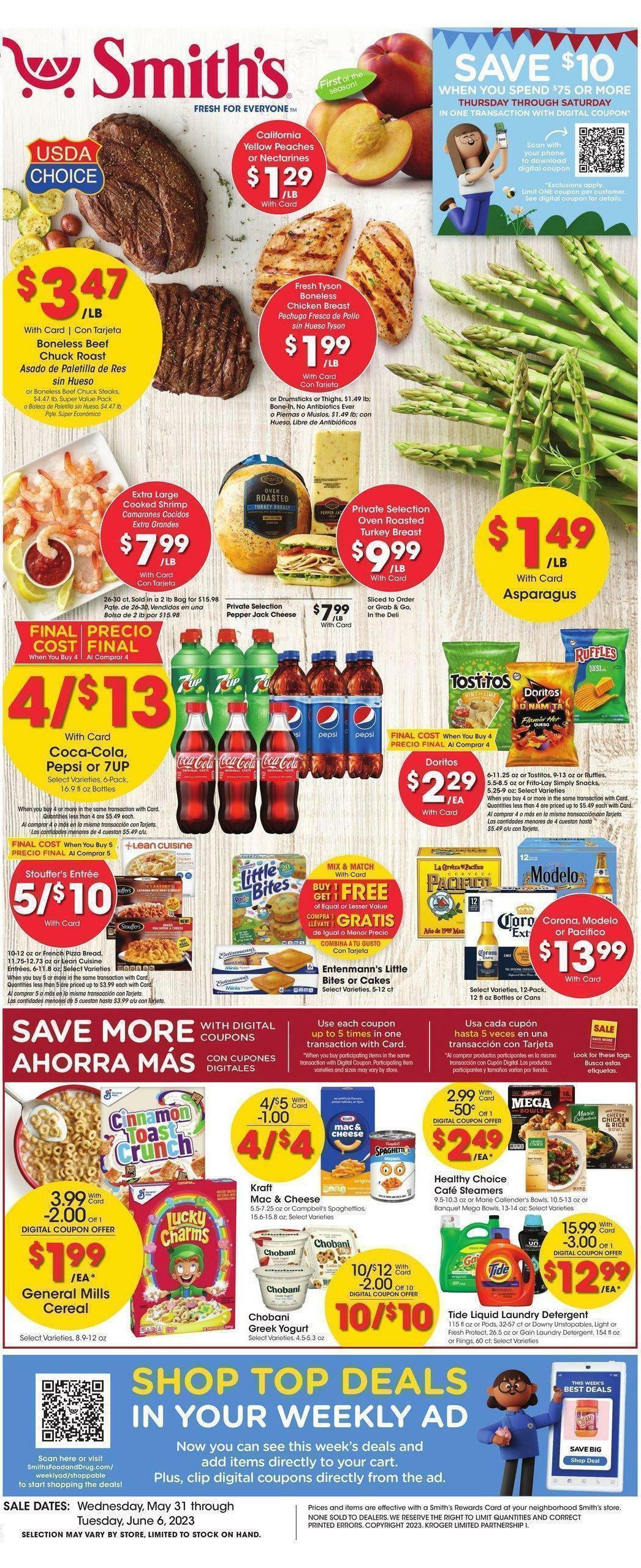 Smith's Weekly Ad from May 31