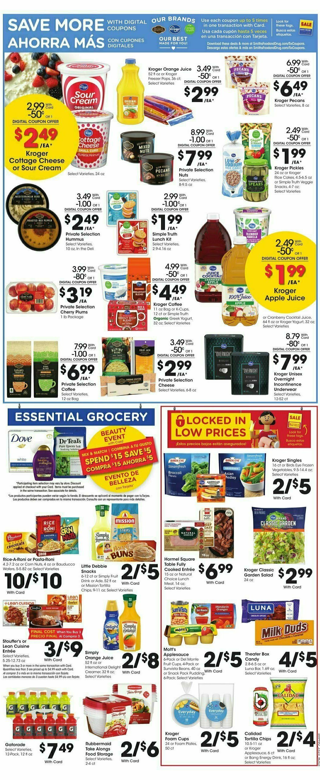 Smith's Weekly Ad from July 5