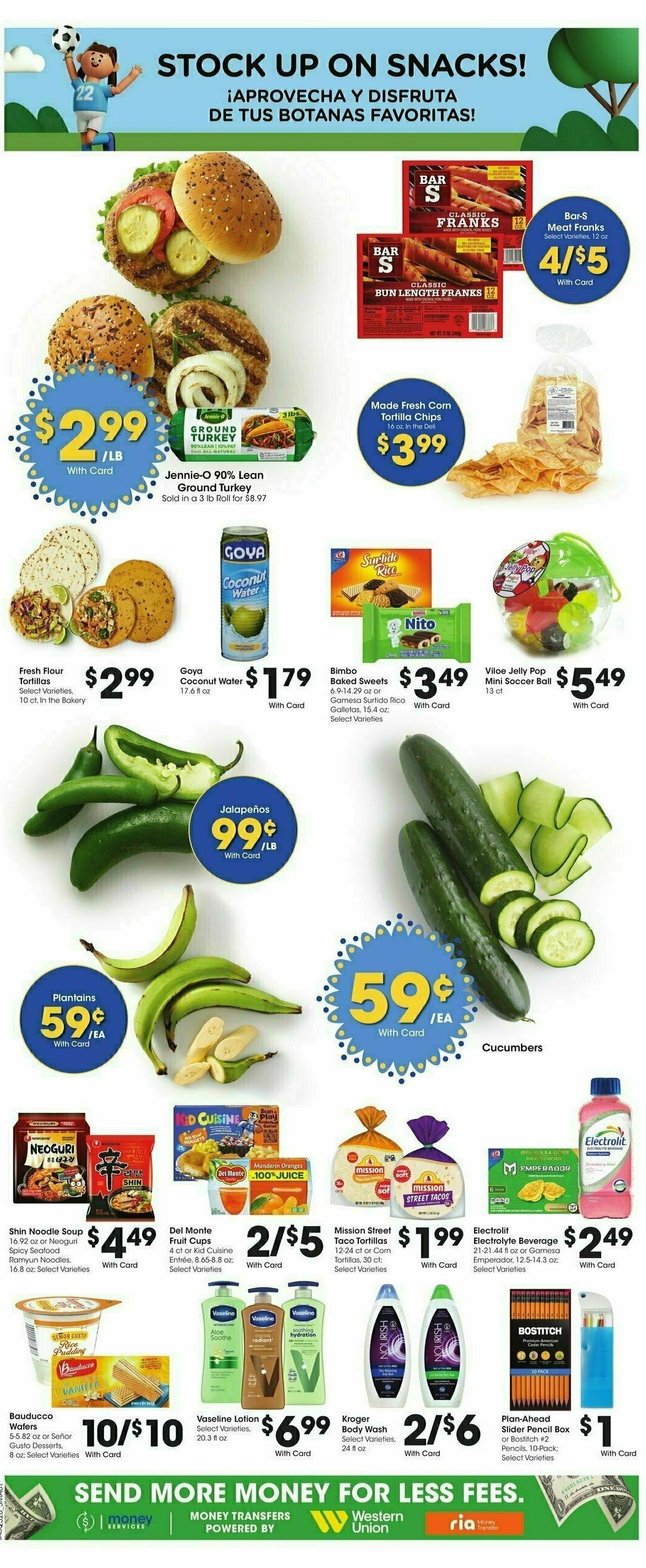 Smith's Weekly Ad from August 9