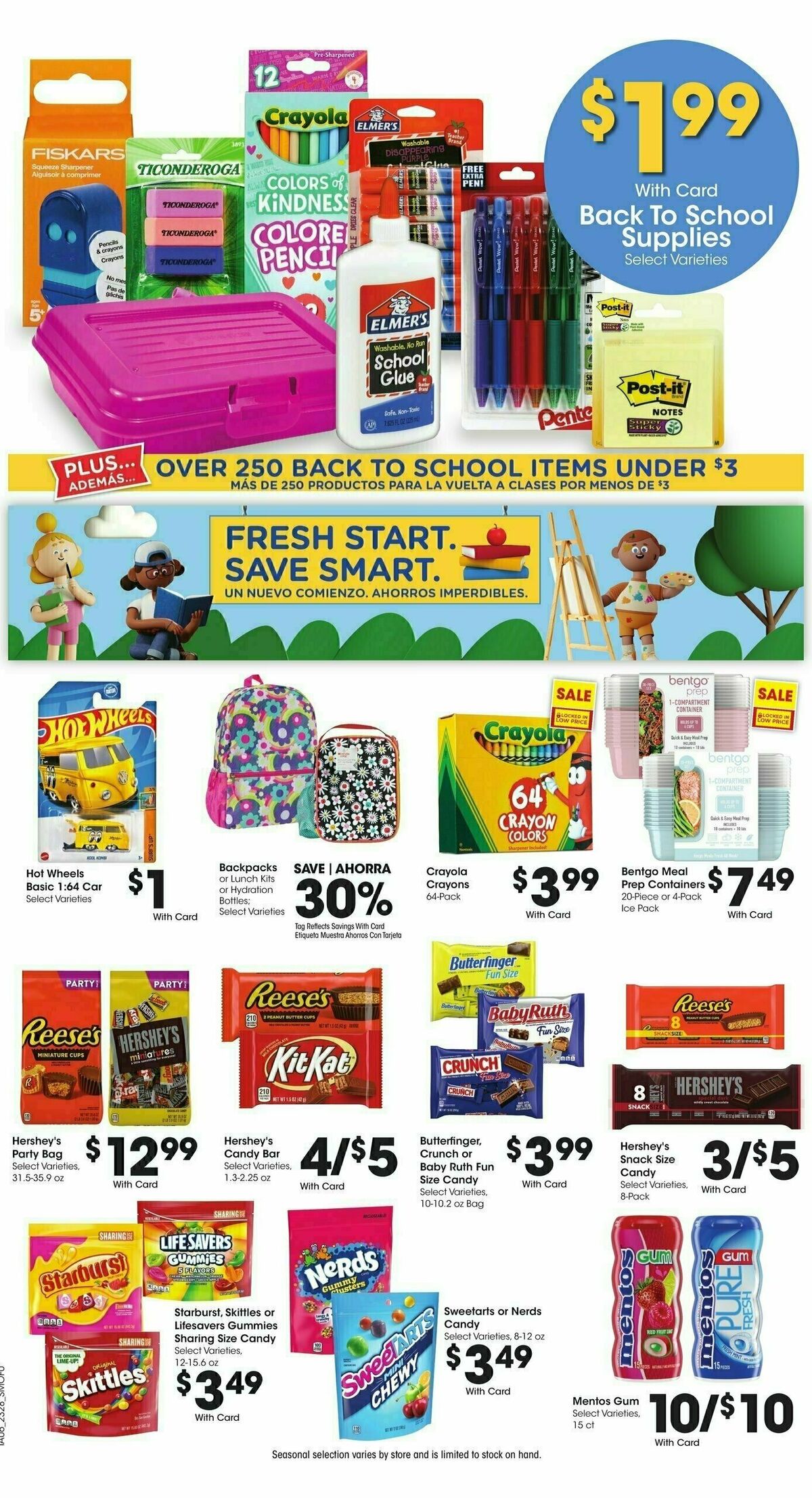 Smith's Weekly Ad from August 9