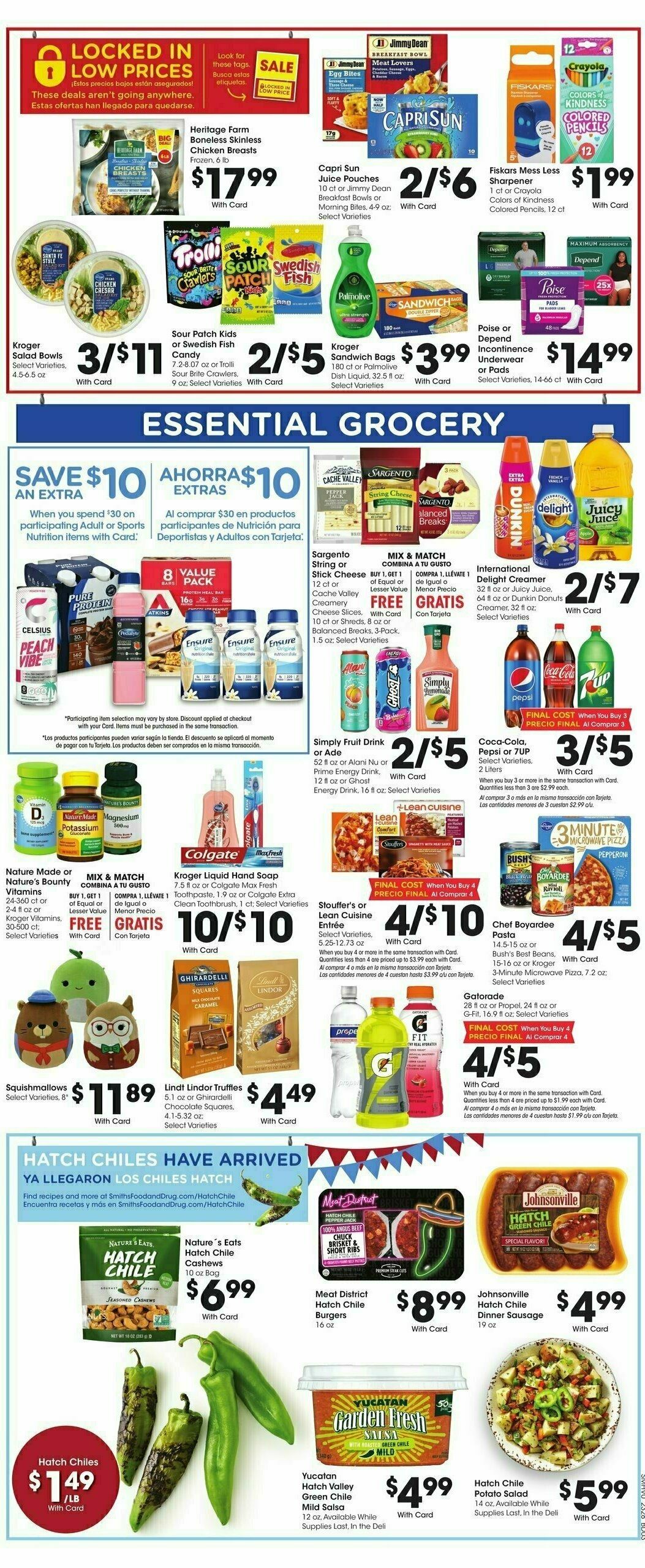 Smith's Weekly Ad from August 9