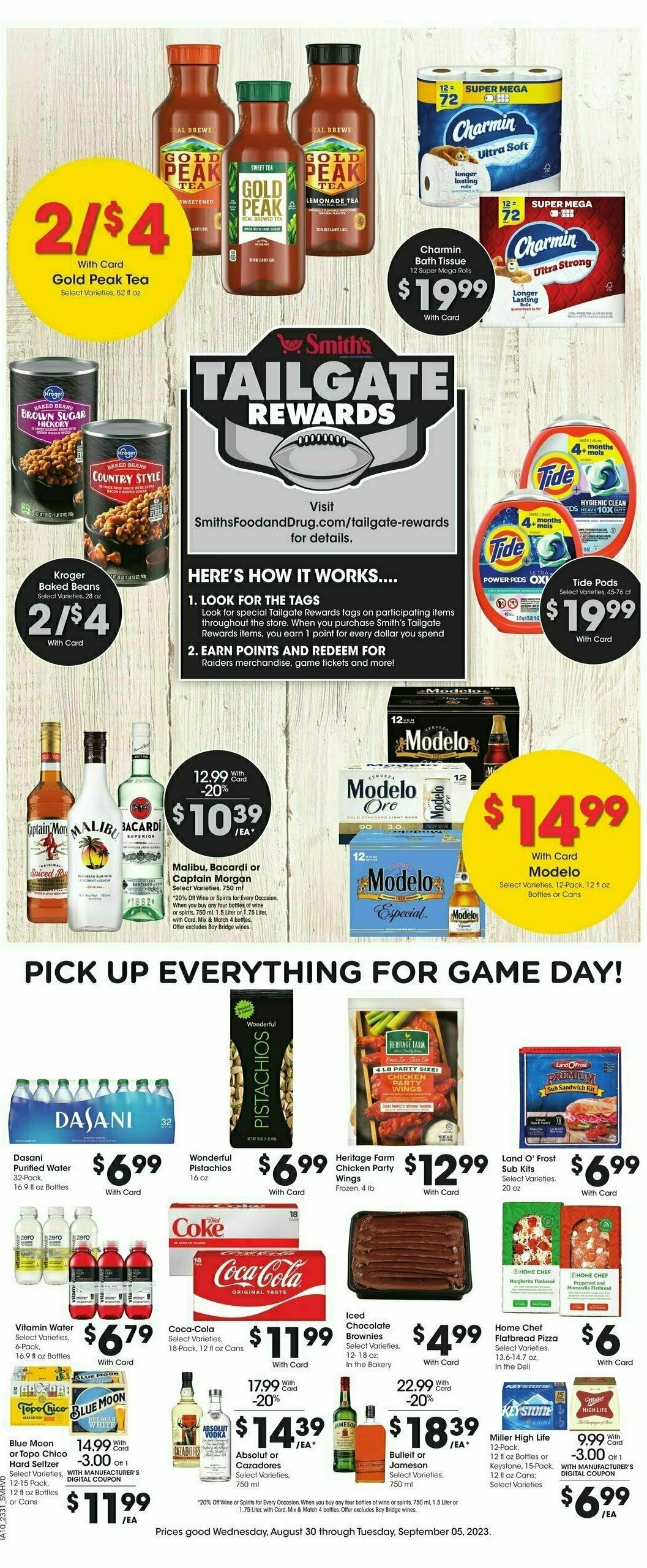 Smith's Weekly Ad from August 30
