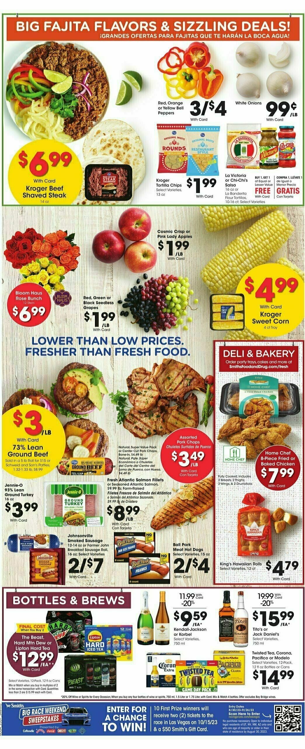 Smith's Weekly Ad from August 30