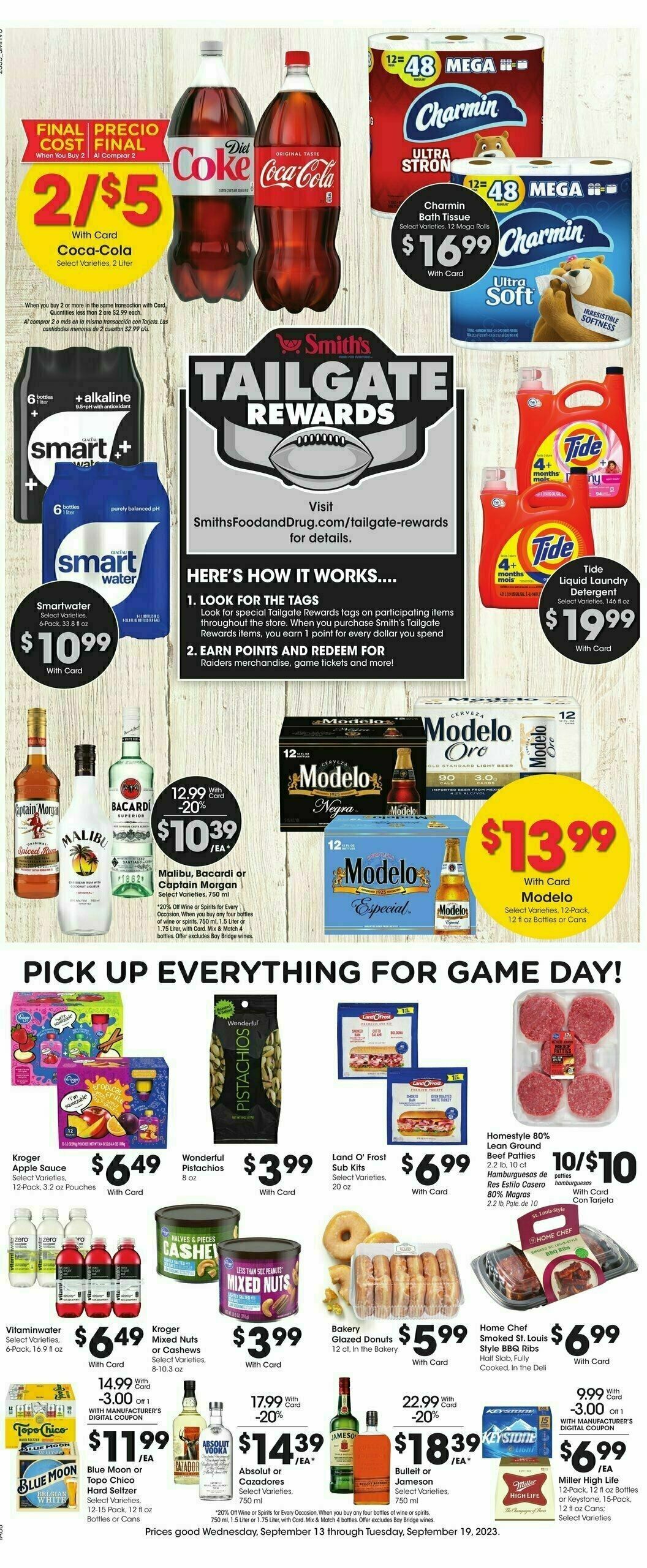 Smith's Weekly Ad from September 13