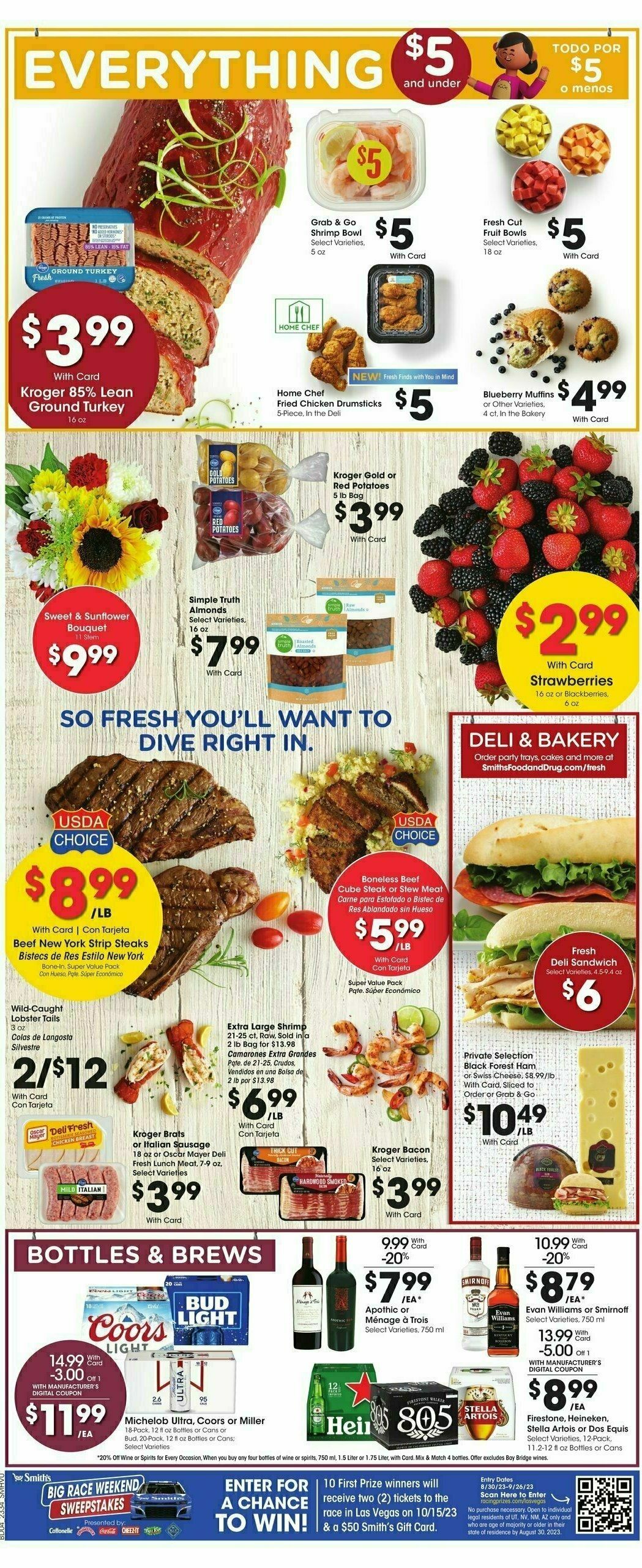 Smith's Weekly Ad from September 20