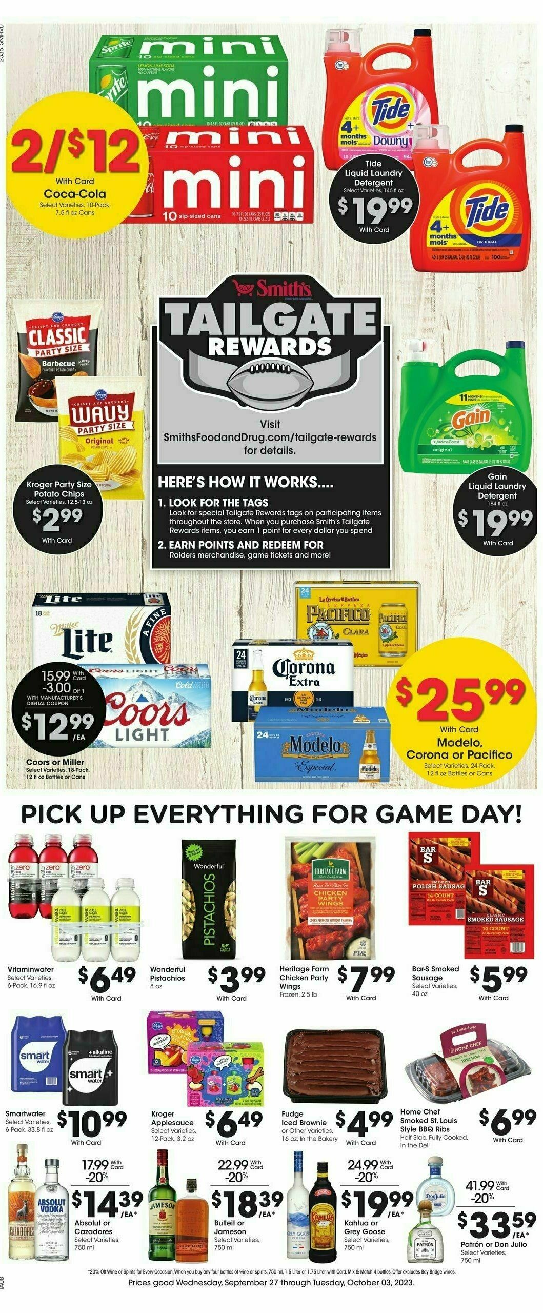 Smith's Weekly Ad from September 27