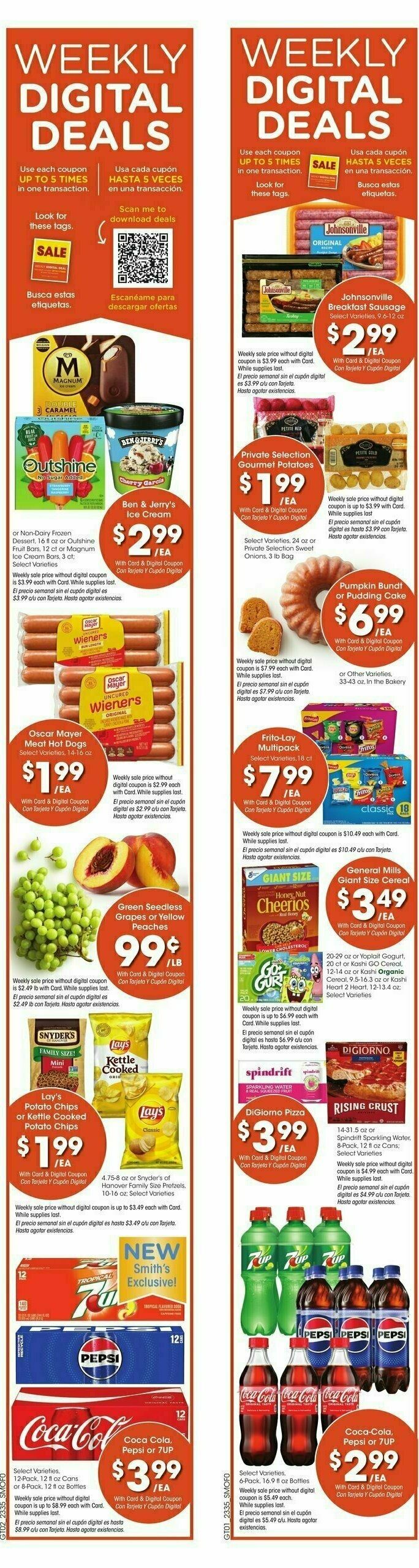 Smith's Weekly Ad from September 27