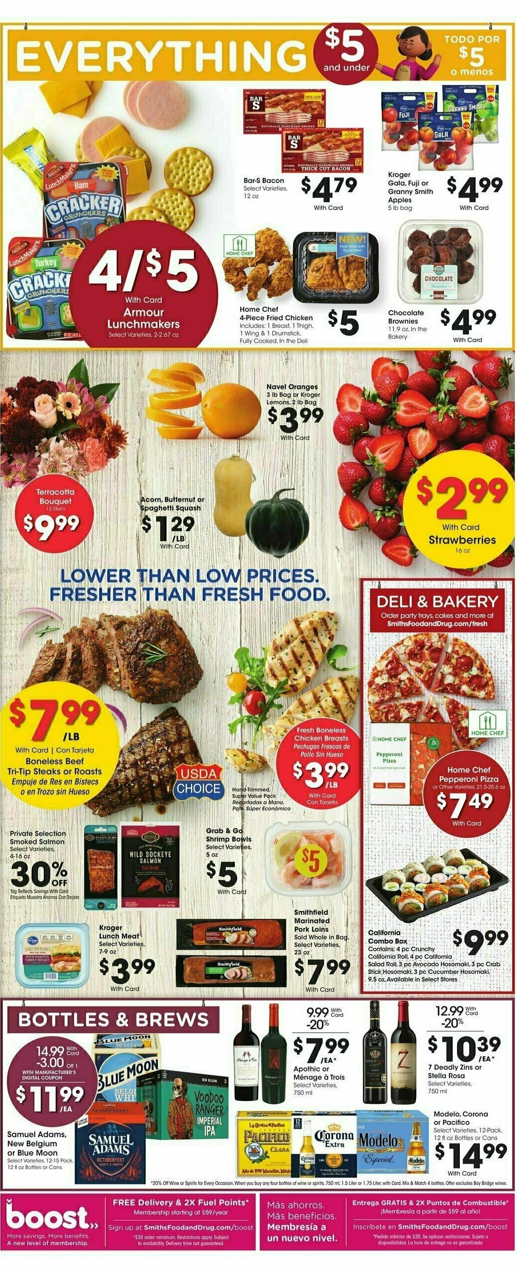 Smith's Weekly Ad from September 27