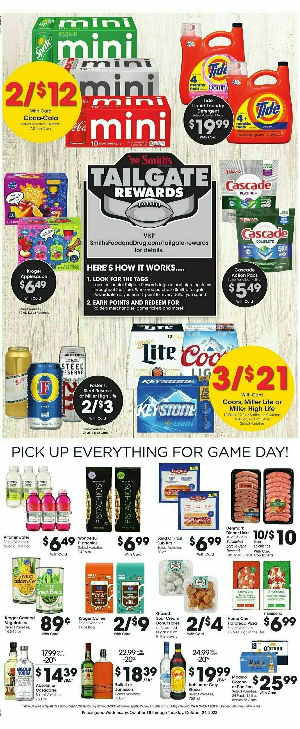 Smith's Weekly Ad from October 18