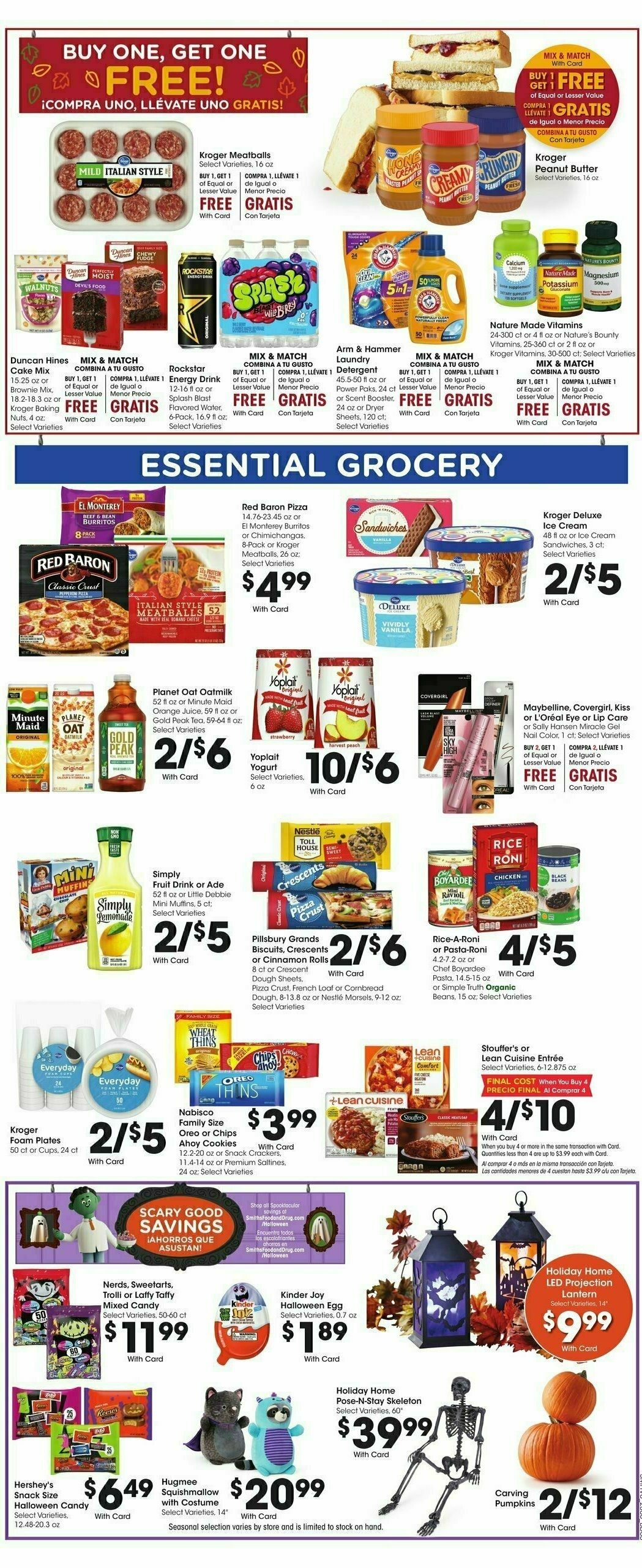Smith's Weekly Ad from October 18