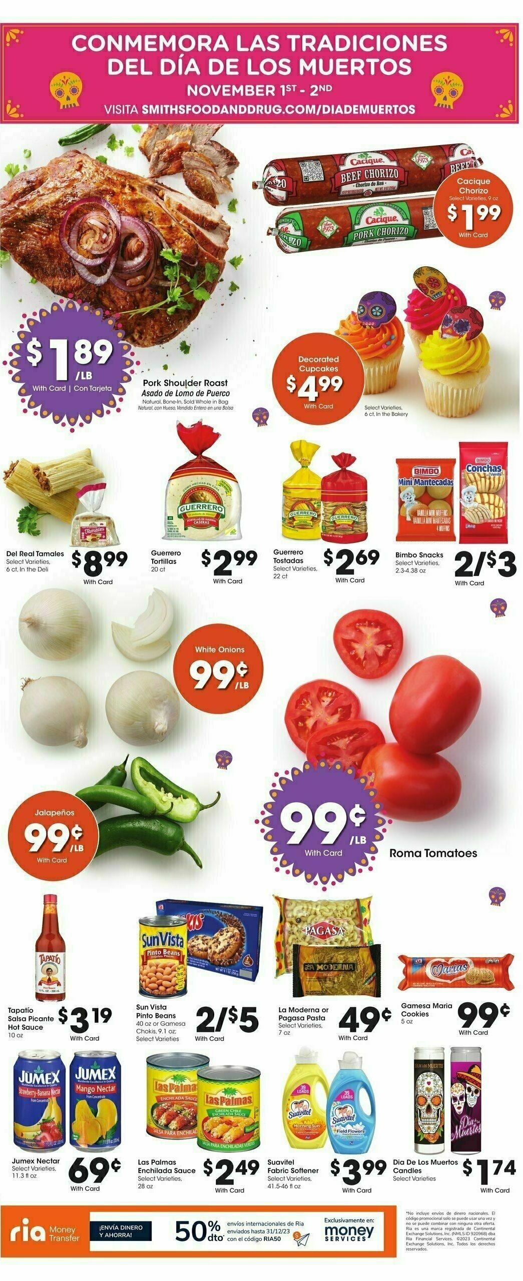 Smith's Weekly Ad from October 25
