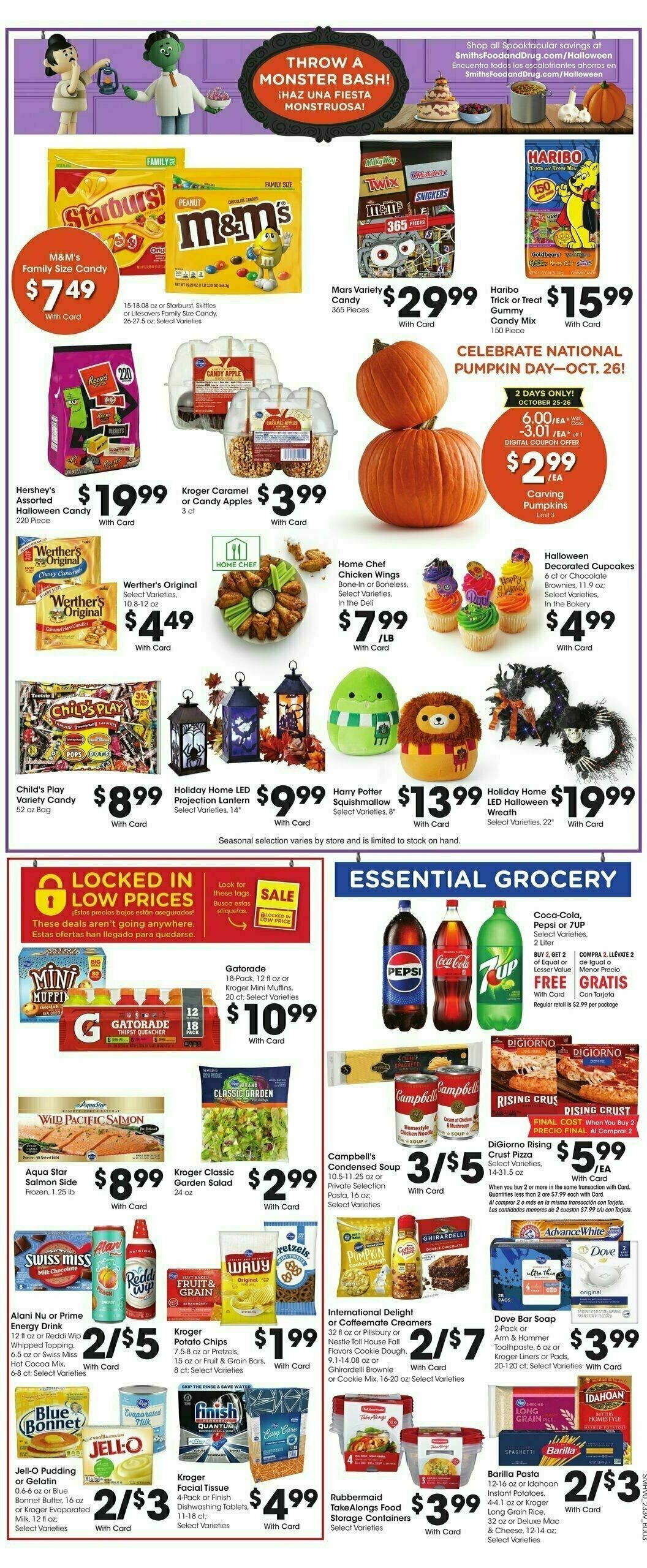 Smith's Weekly Ad from October 25