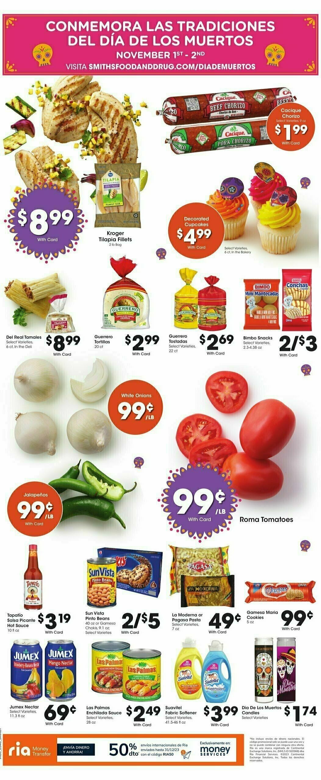 Smith's Weekly Ad from November 1