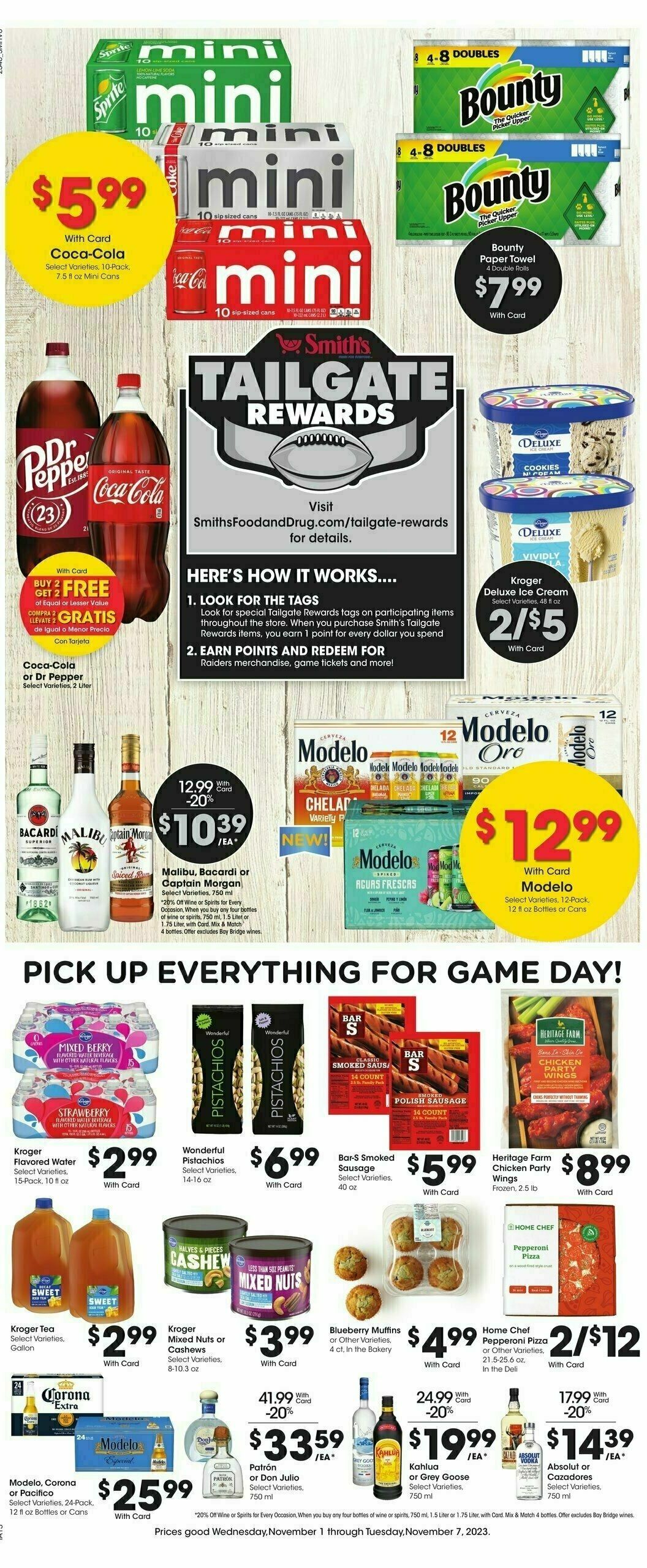 Smith's Weekly Ad from November 1