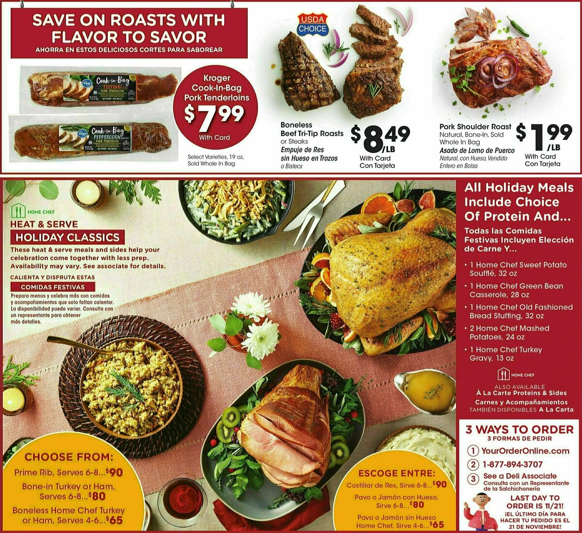 Smith's Weekly Ad from November 1