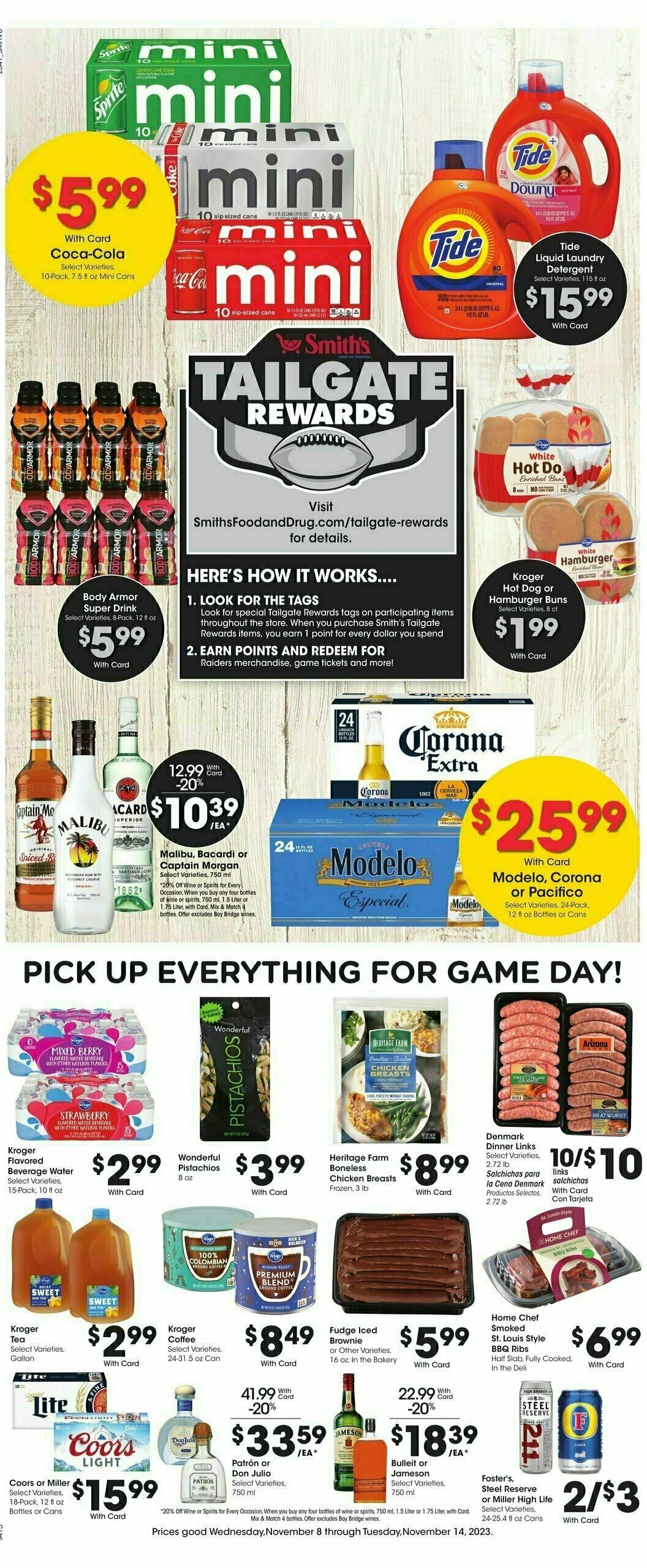 Smith's Weekly Ad from November 8